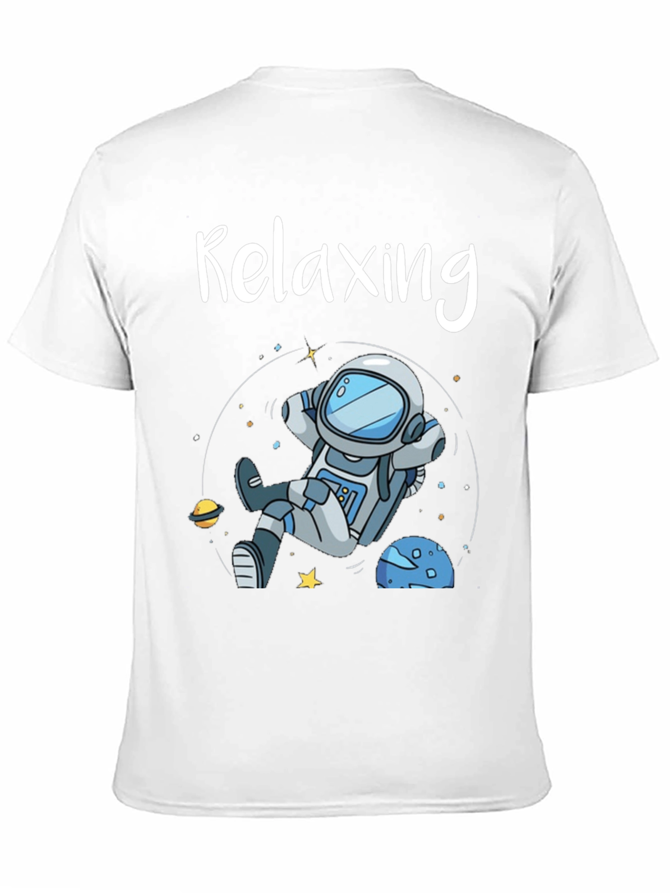 Relaxing Astronaut Graphic T-Shirt