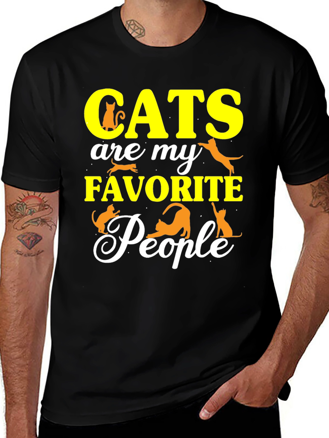Cats Are My Favorite People T-Shirt