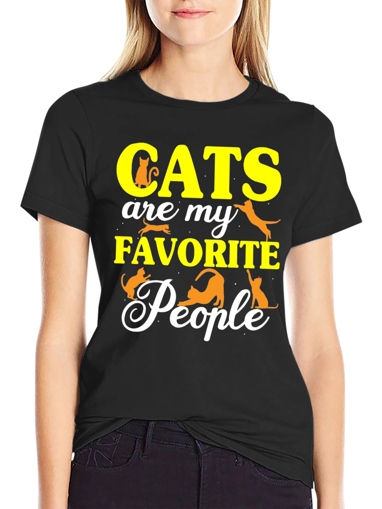 Cats Are My Favorite People T-Shirt