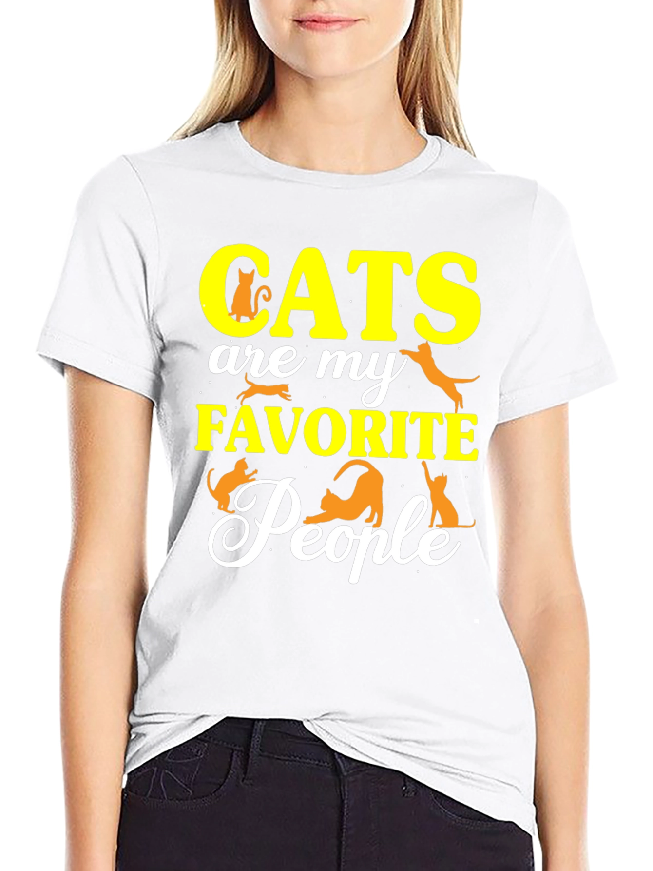 Cats Are My Favorite People T-Shirt