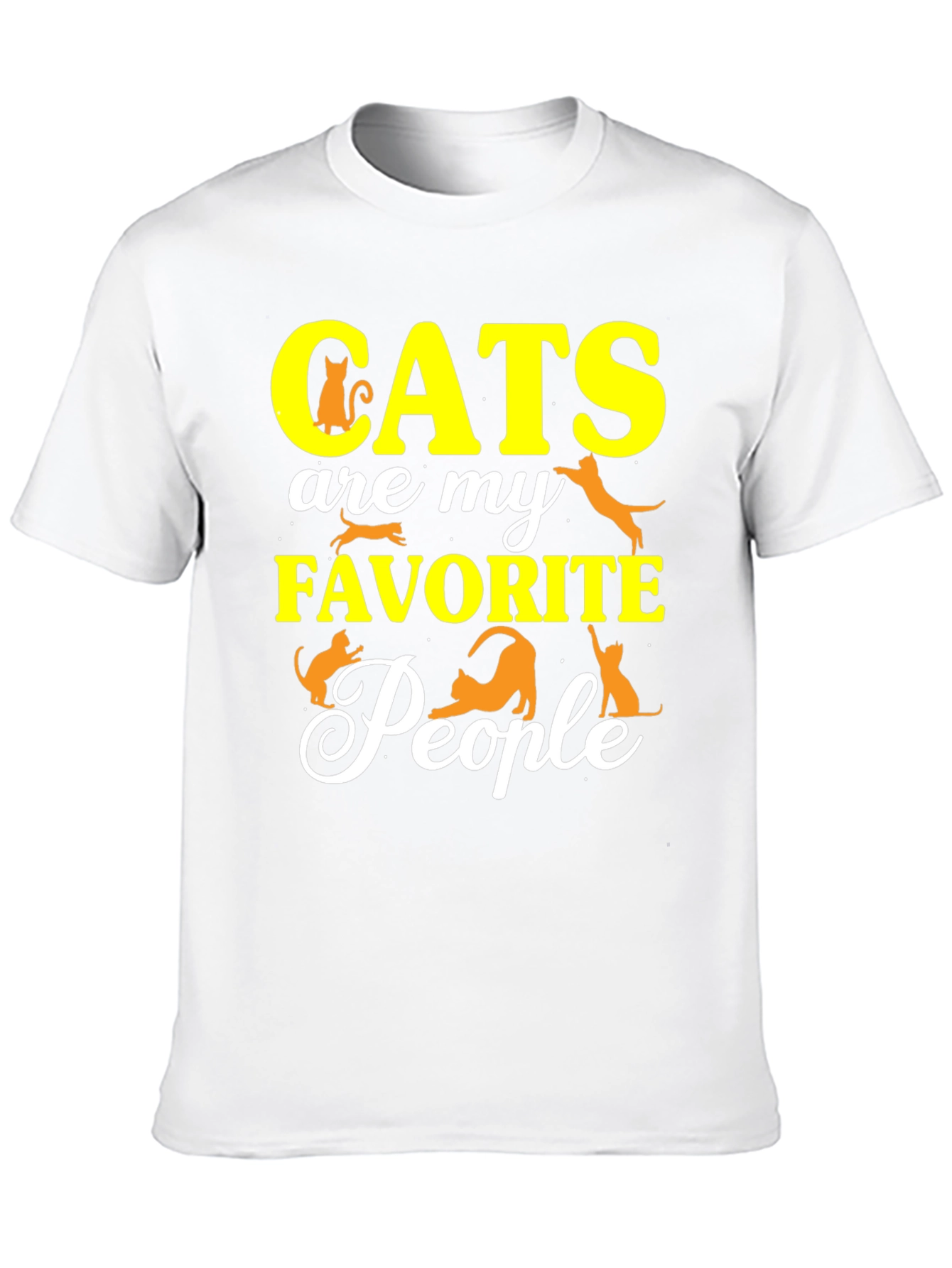 Cats Are My Favorite People T-Shirt