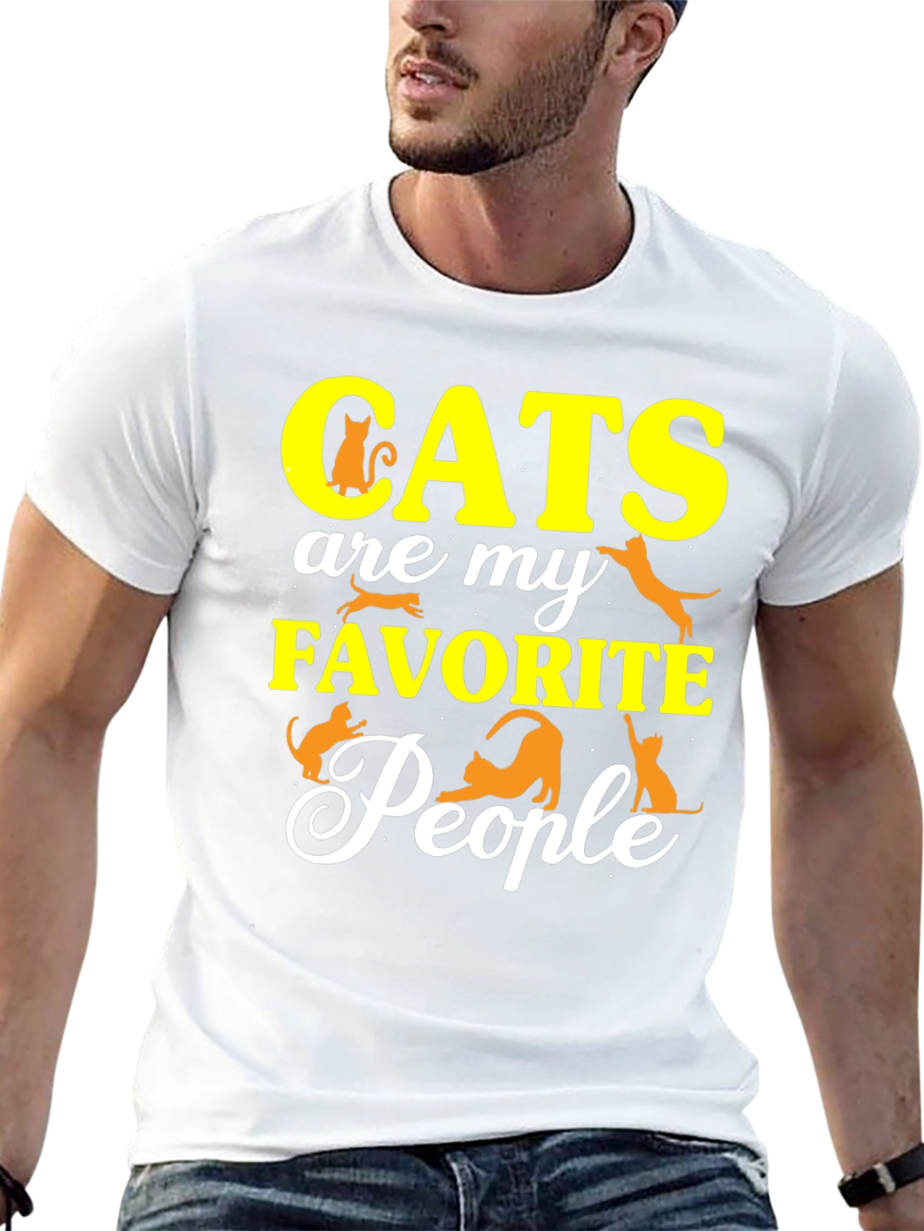 Cats Are My Favorite People T-Shirt