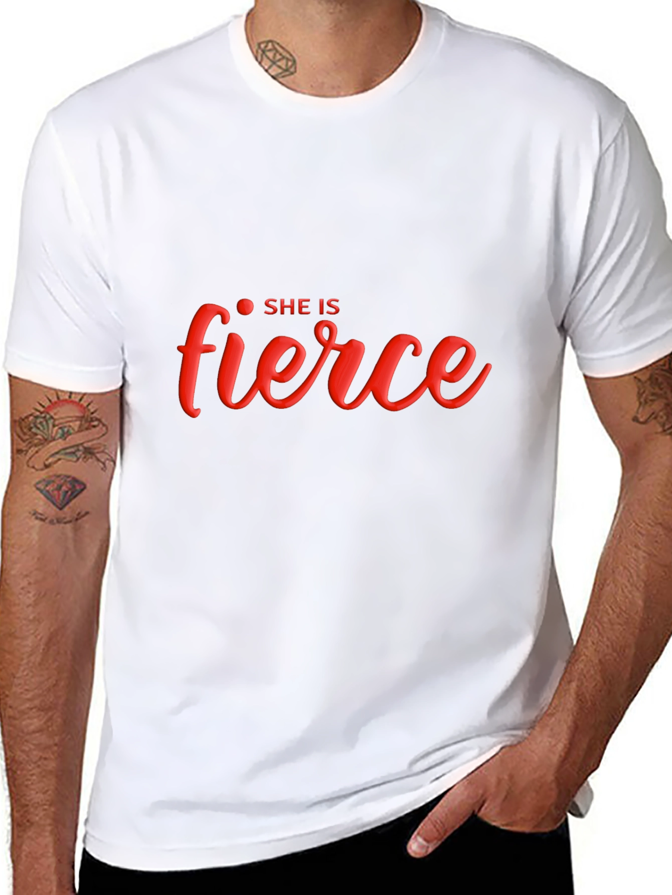 She is Fierce Graphic T-Shirt