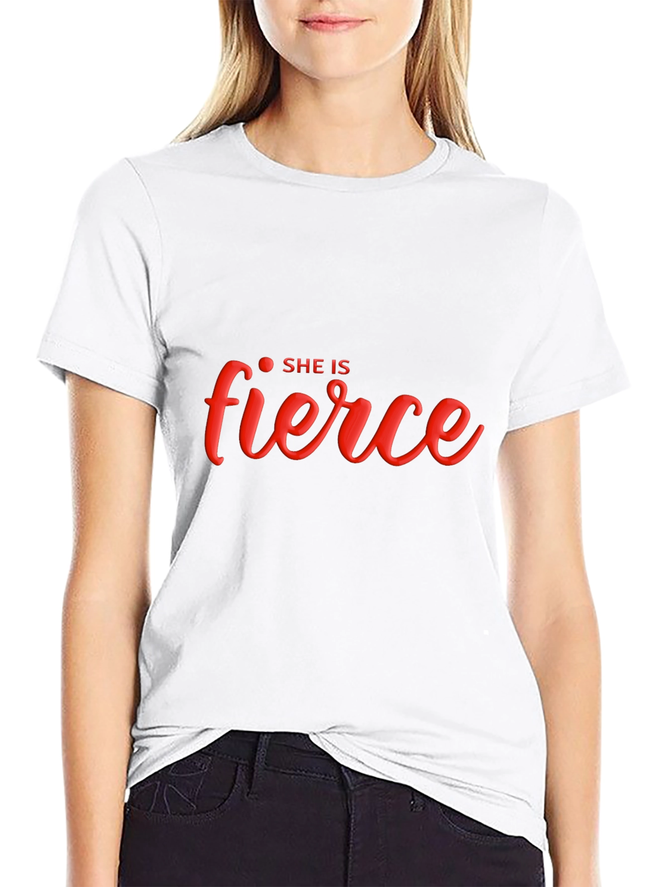 She is Fierce Graphic T-Shirt
