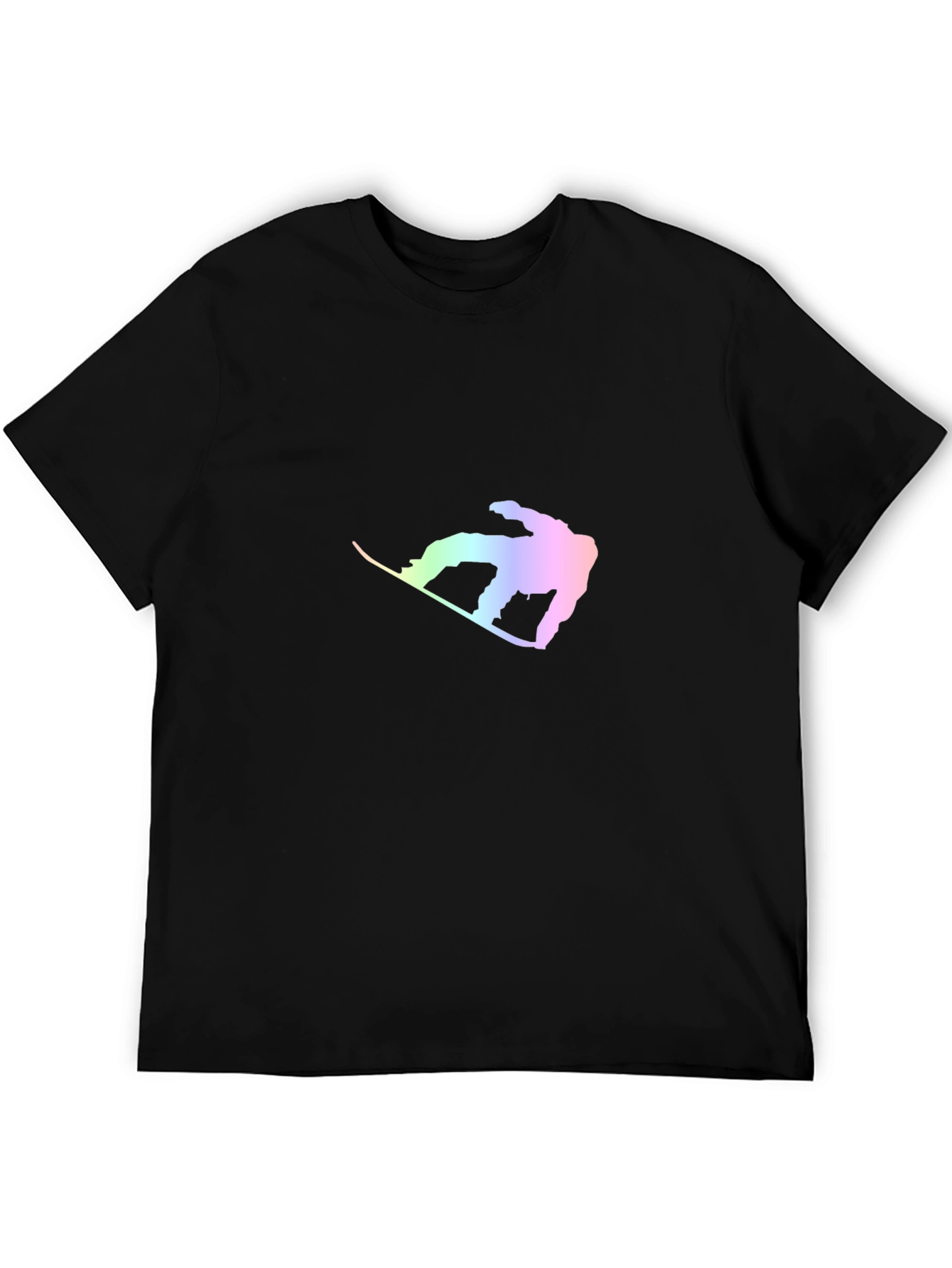 Snowboarder Graphic Tee - Stylish Black T-Shirt