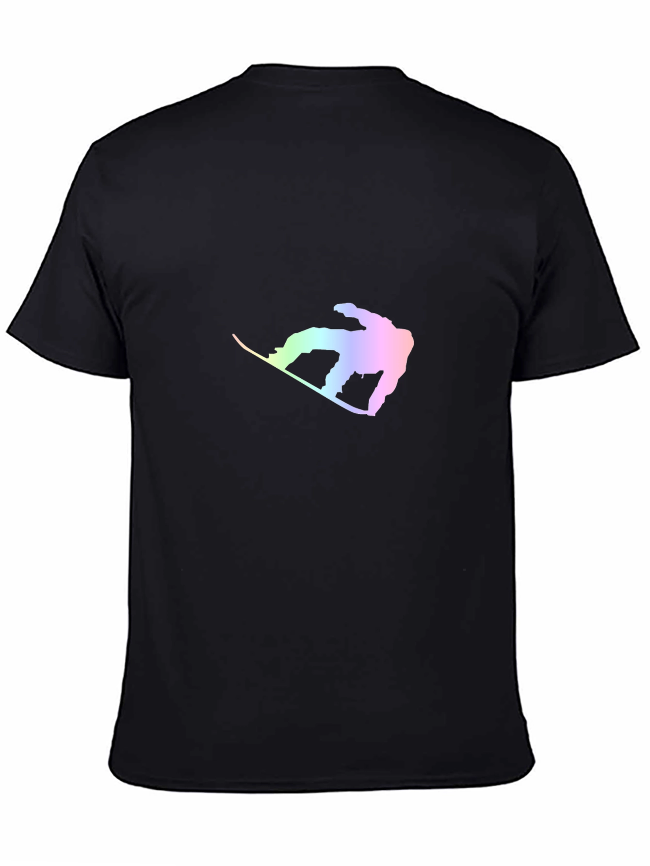 Snowboarder Graphic Tee - Stylish Black T-Shirt