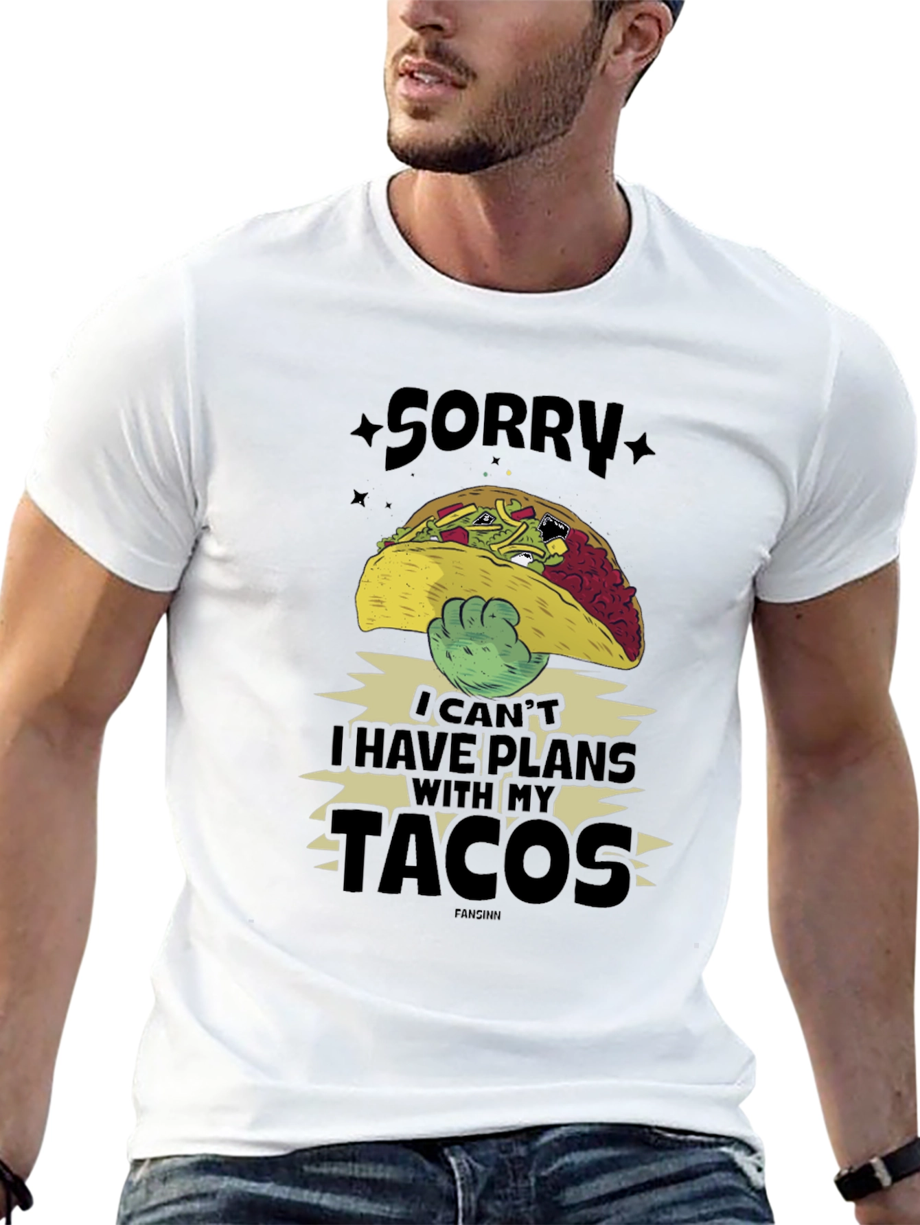 Funny Sorry Taco Plans Graphic T-Shirt