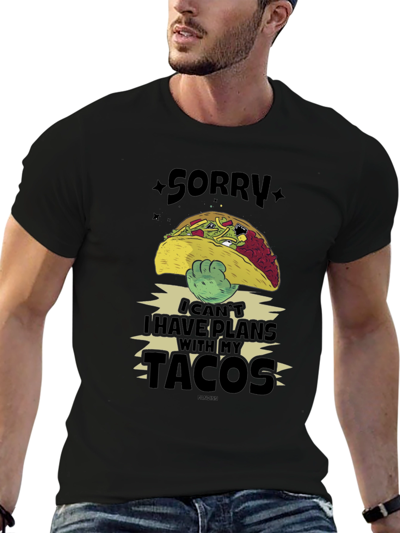 Funny Sorry Taco Plans Graphic T-Shirt