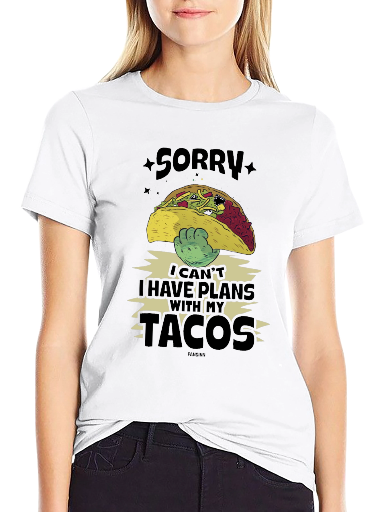 Funny Sorry Taco Plans Graphic T-Shirt