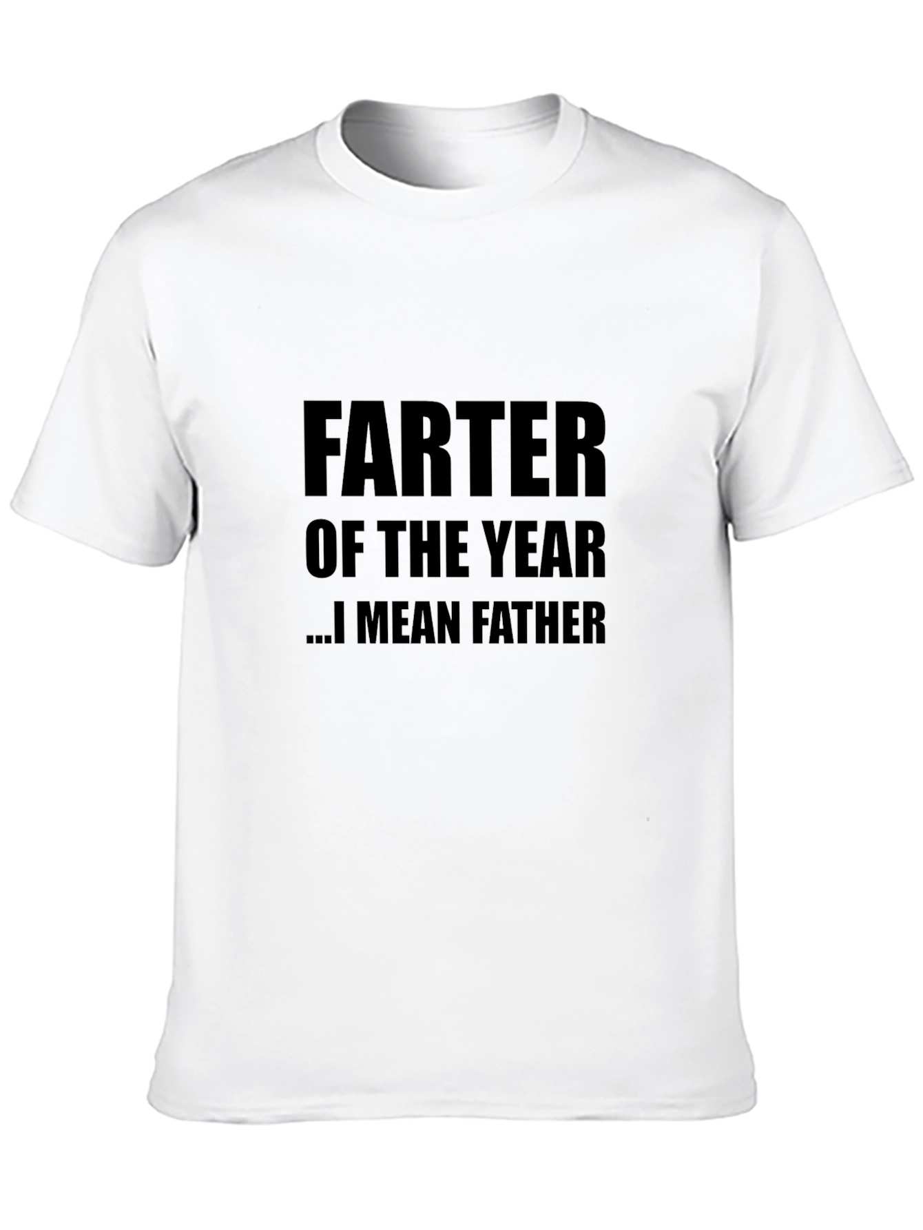 Humorous Farter of the Year Black T-Shirt