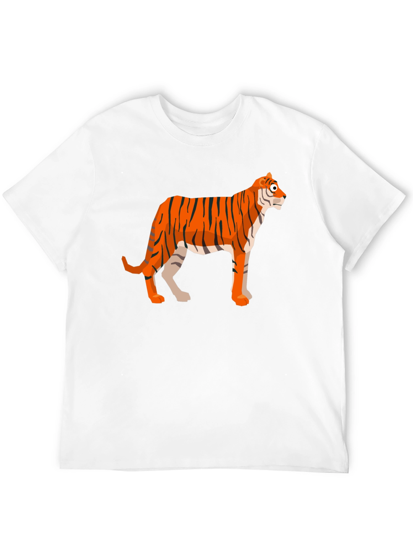 Tiger Graphic T-Shirt - Mens Black Tee