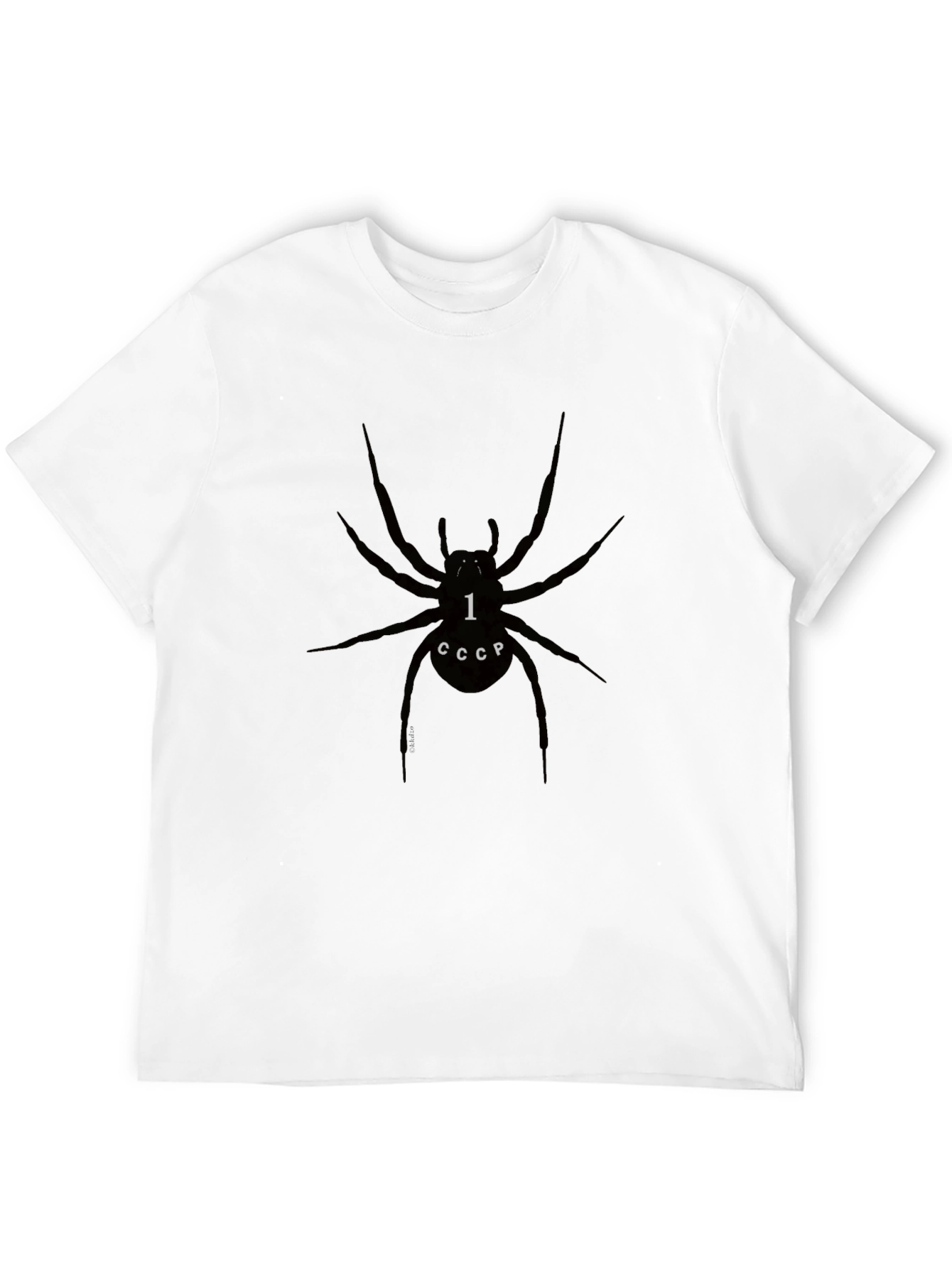 Spider CCCP Graphic Tee - Black T-Shirt