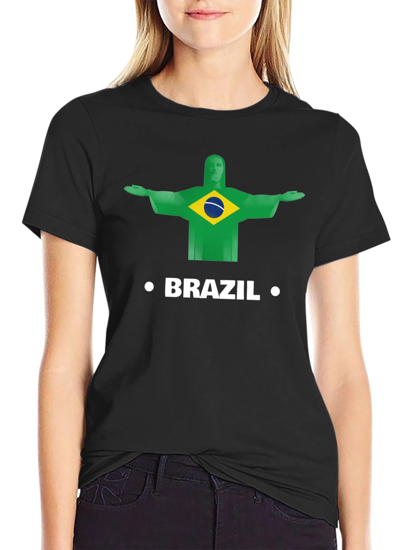 Brazil Christ the Redeemer Graphic Tee