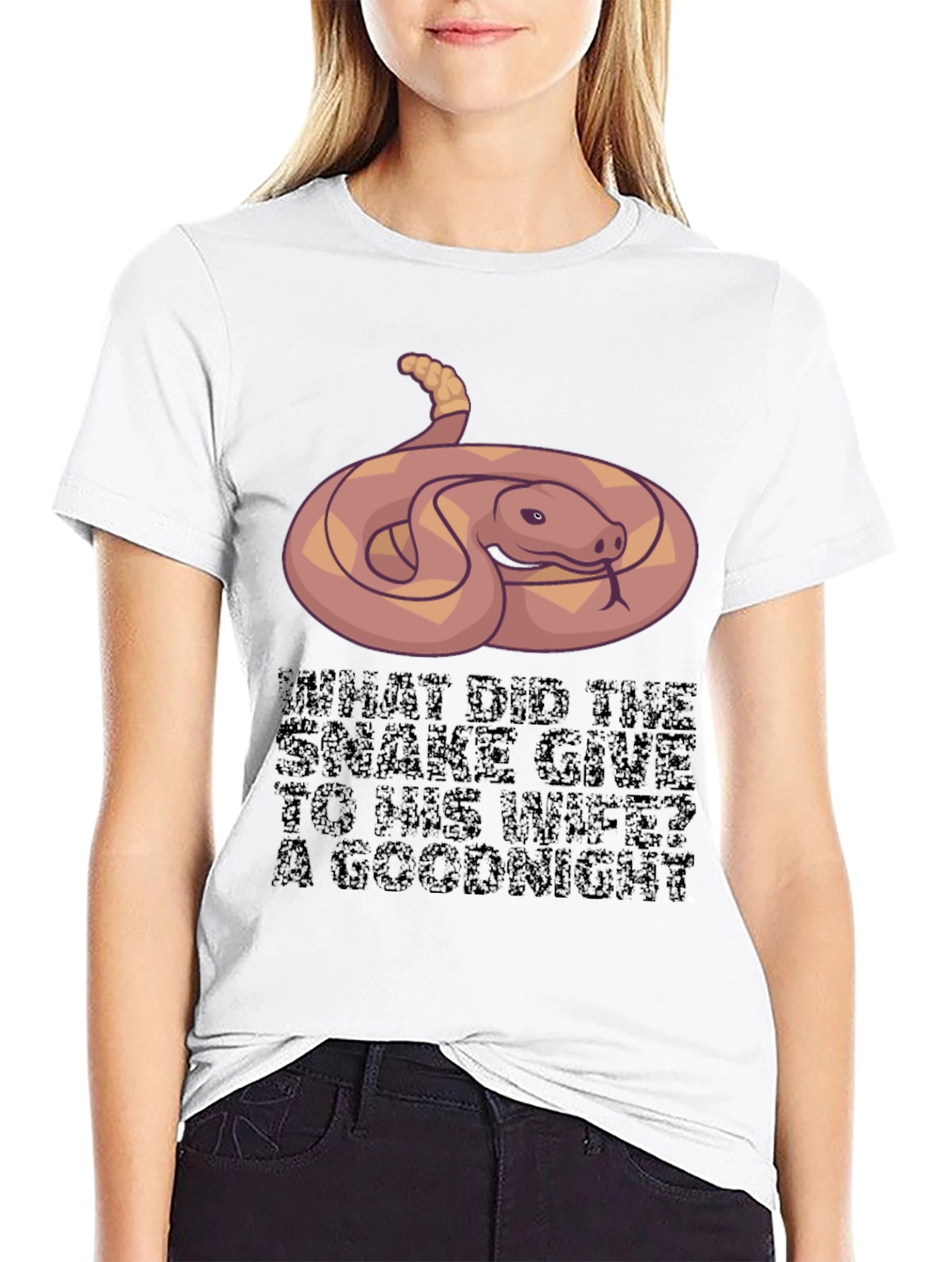 Snake Goodnight Pun T-Shirt