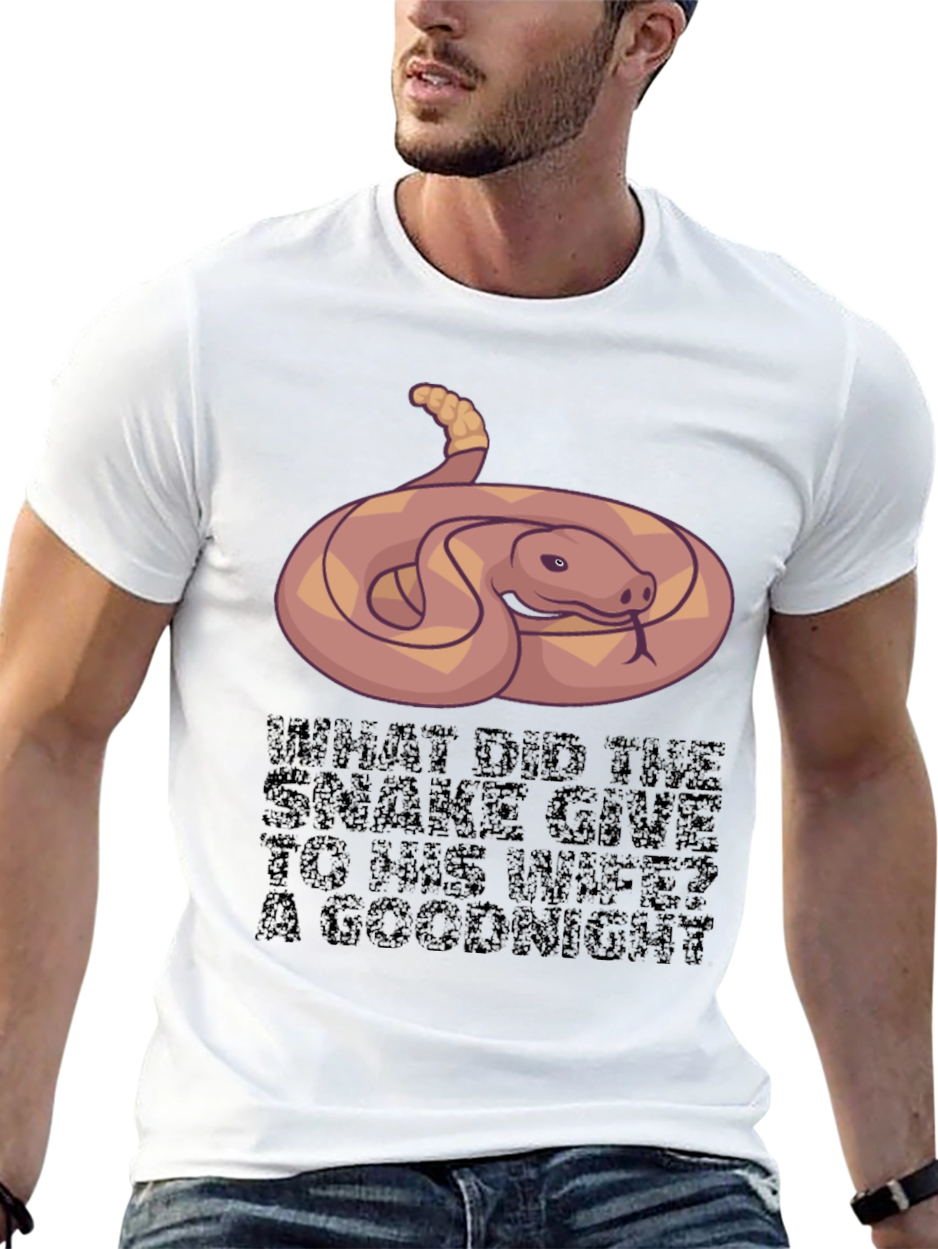 Snake Goodnight Pun T-Shirt