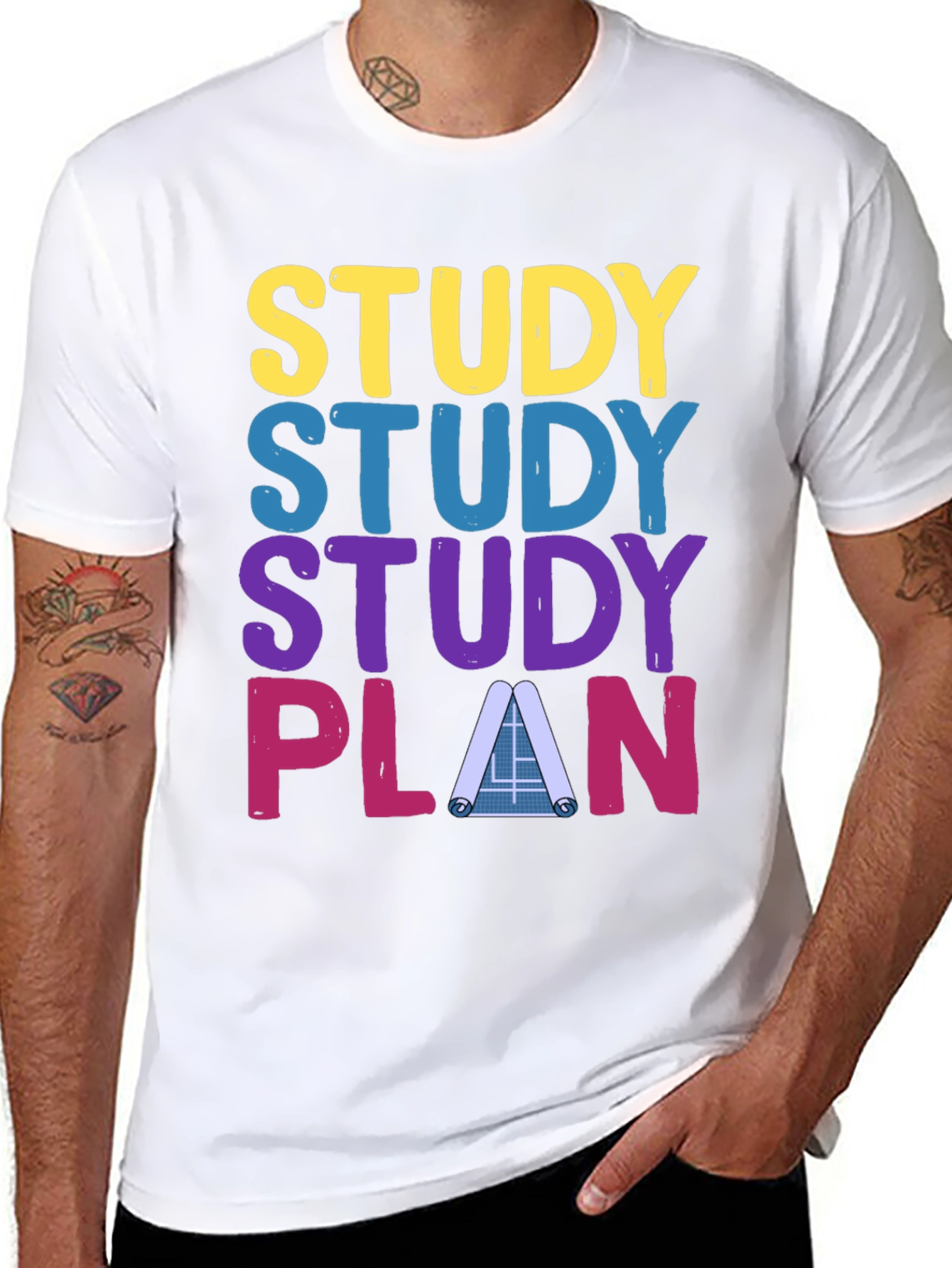 Study Plan Graphic T-Shirt