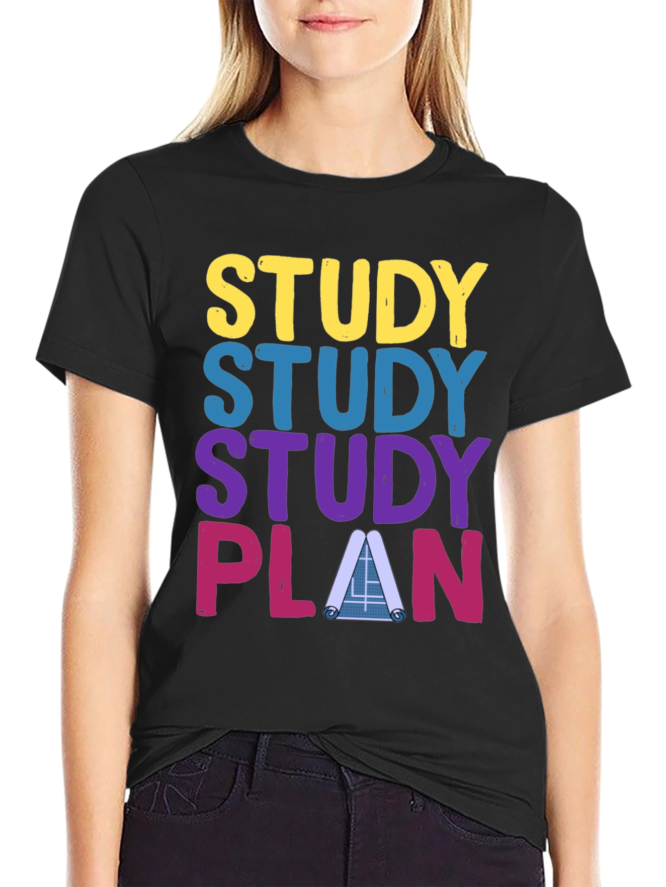 Study Plan Graphic T-Shirt