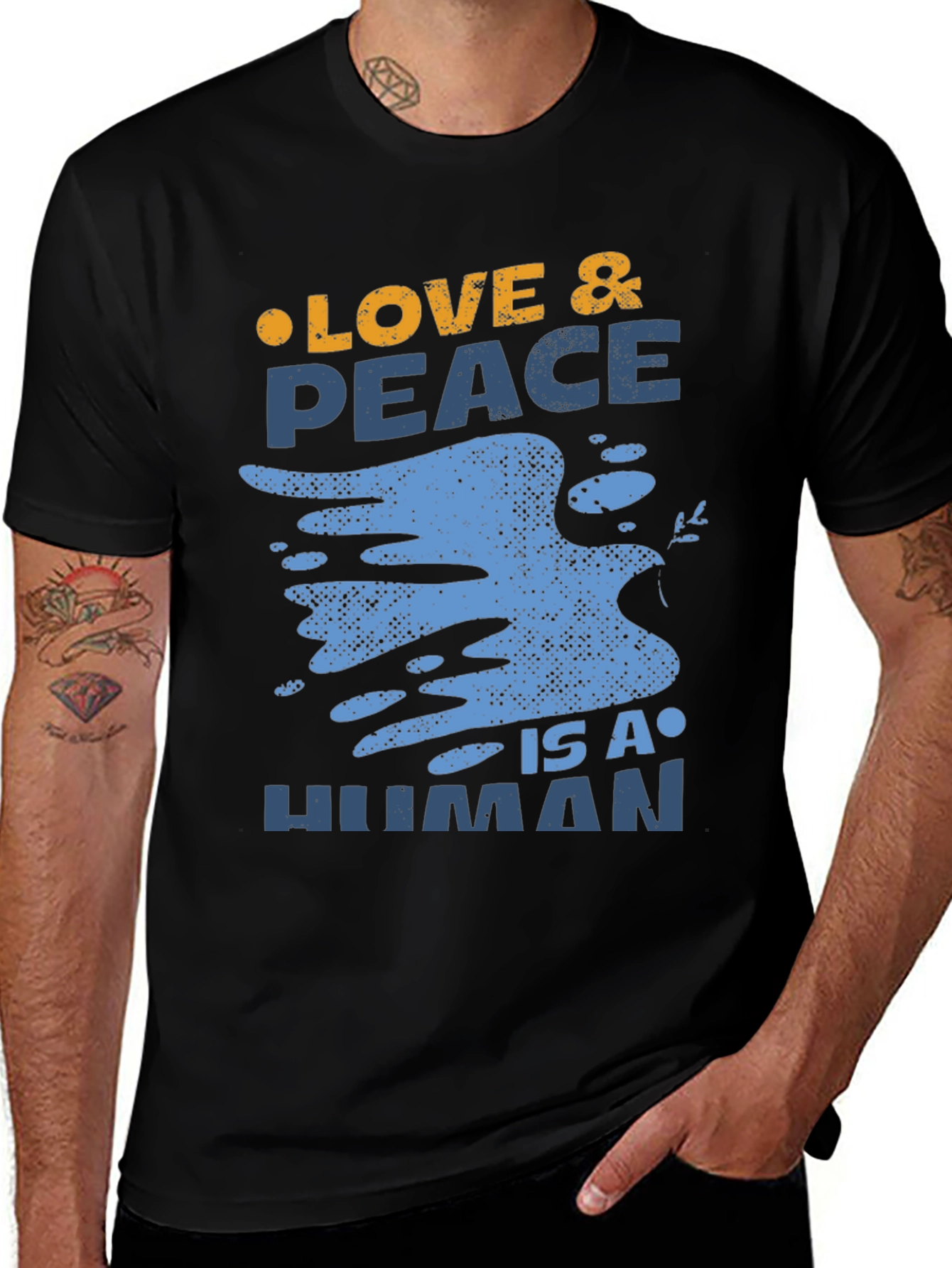 Love & Peace Is A Human T-Shirt