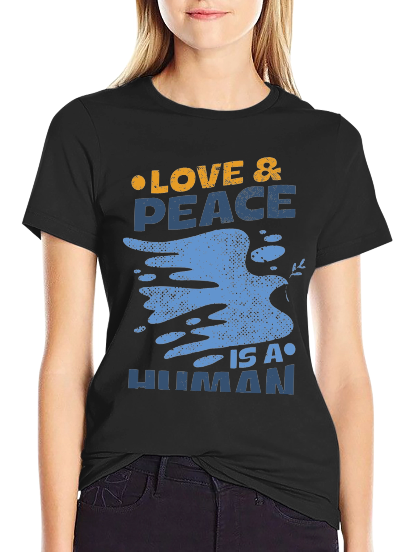 Love & Peace Is A Human T-Shirt