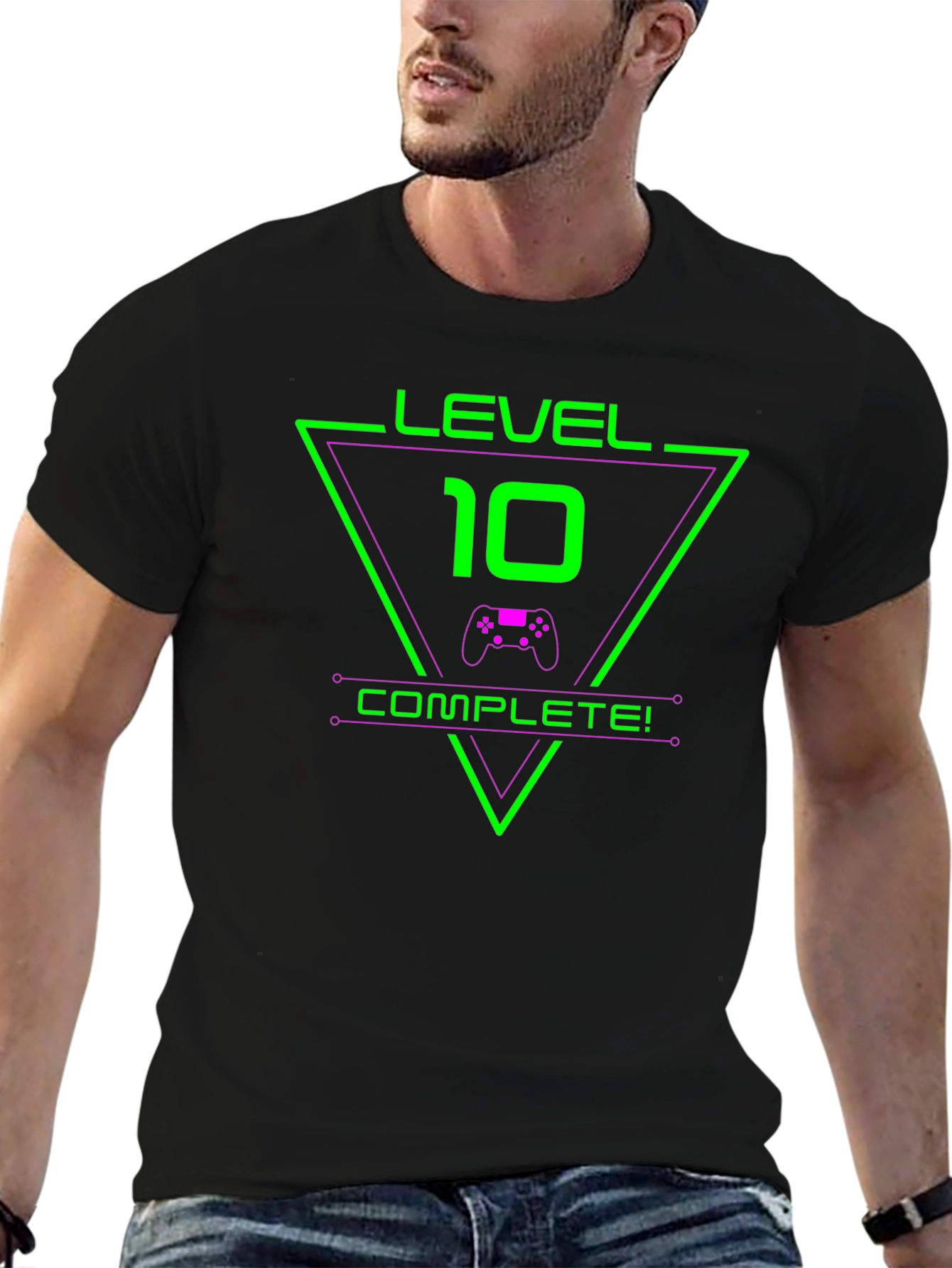Level 10 Complete T-Shirt - Gamer Style