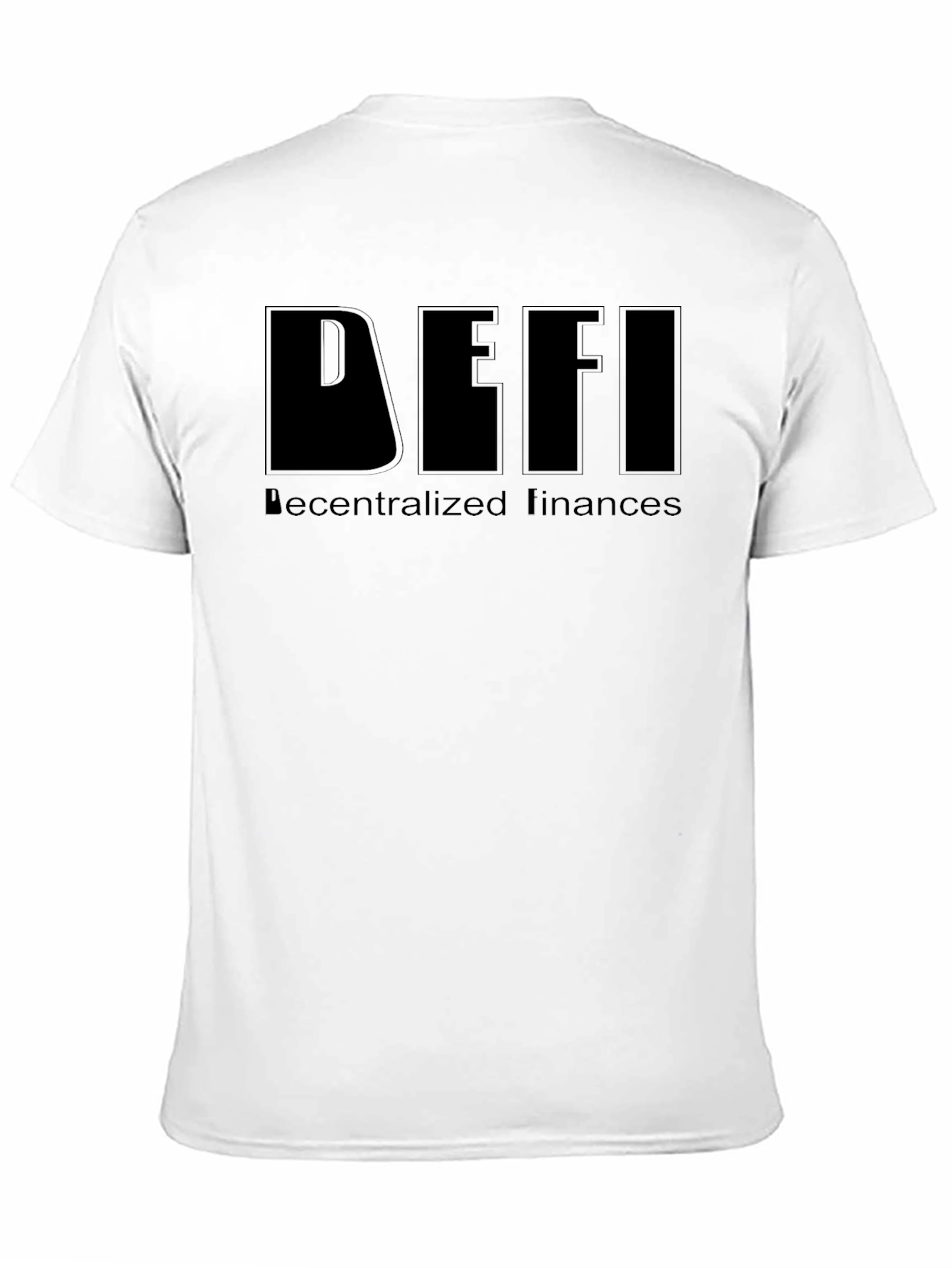 DeFi Decentralized Finances Black T-Shirt