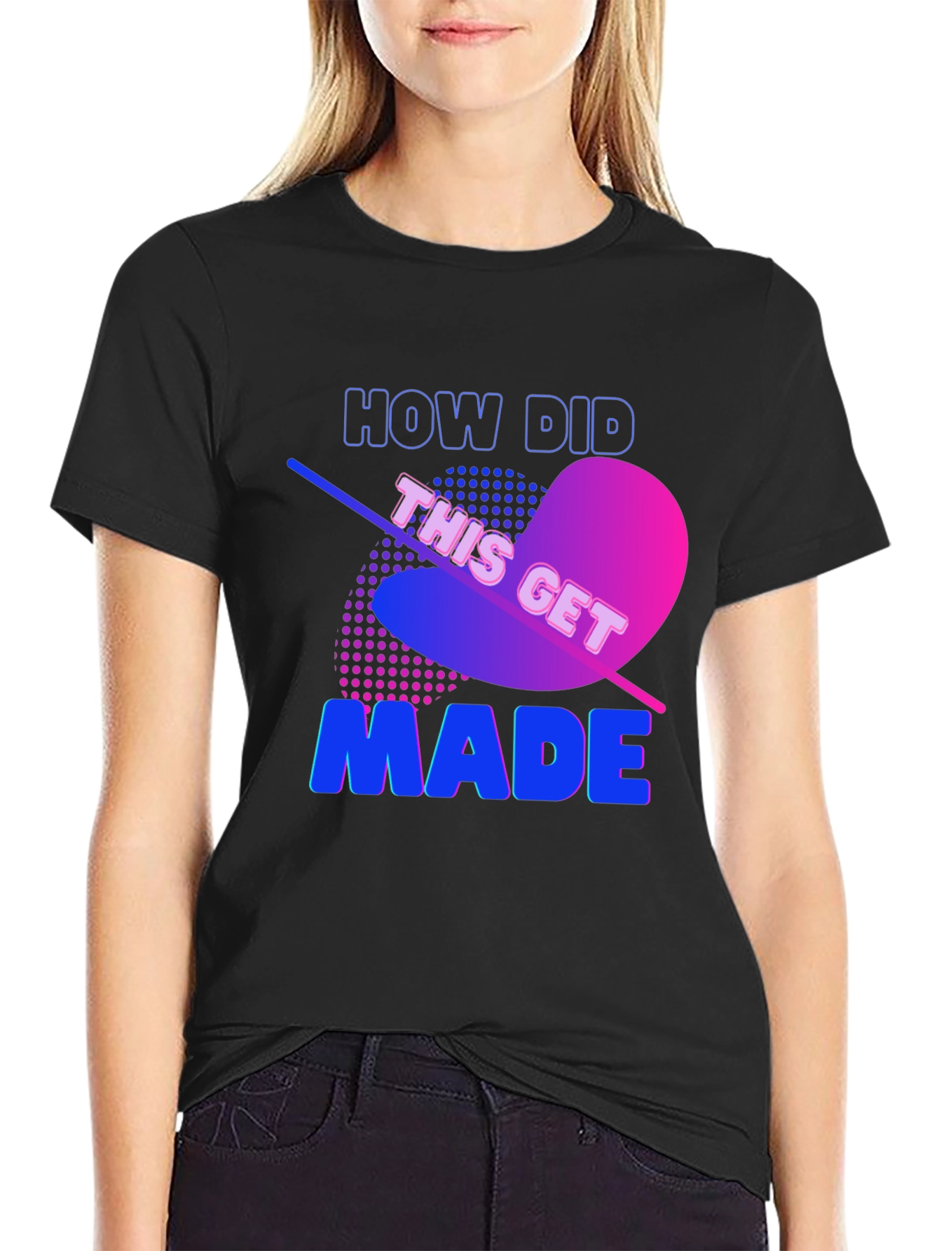 How Did This Get Made? Black Graphic Tee