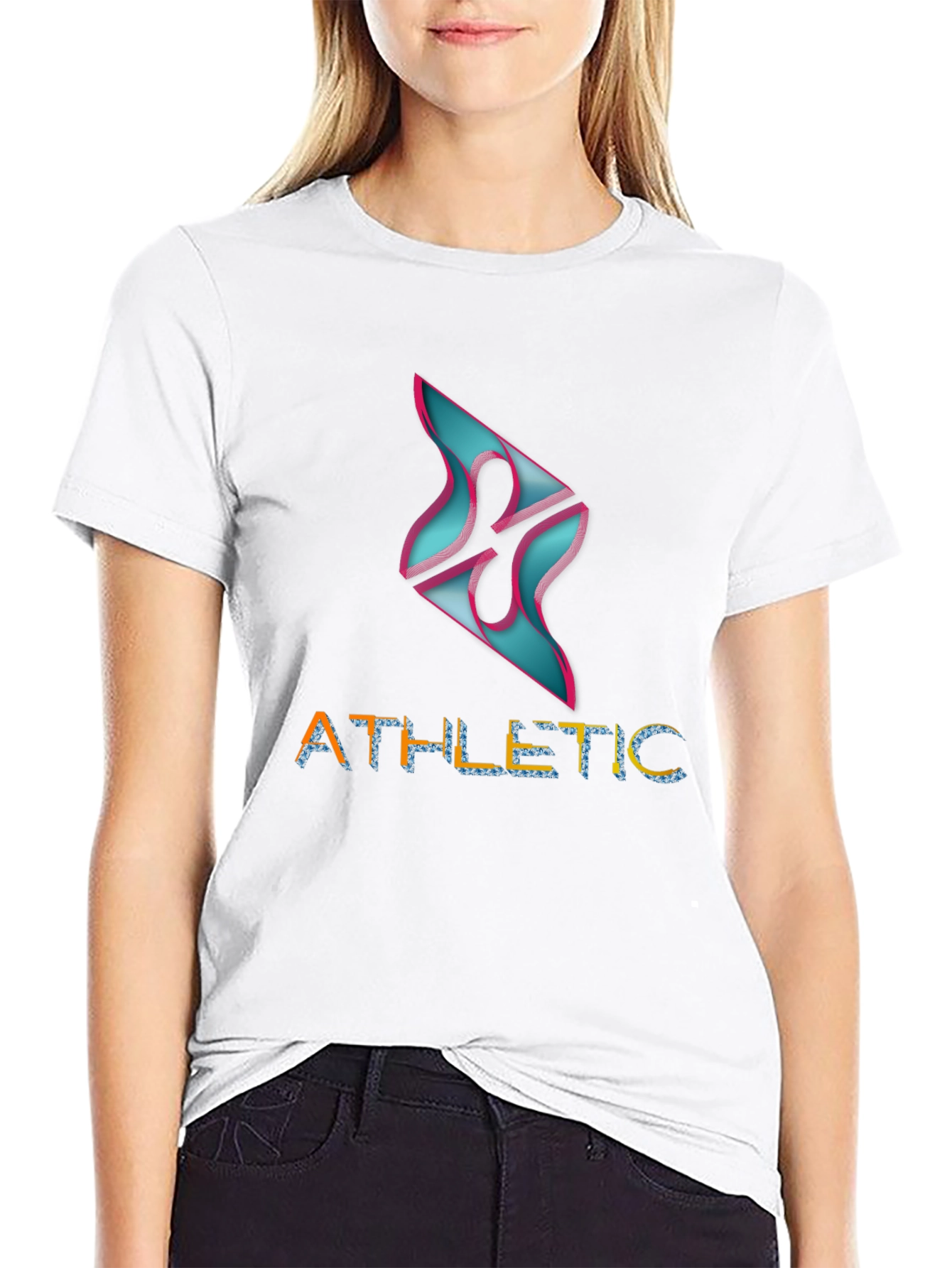 Athletic Graphic Tee - Modern Design