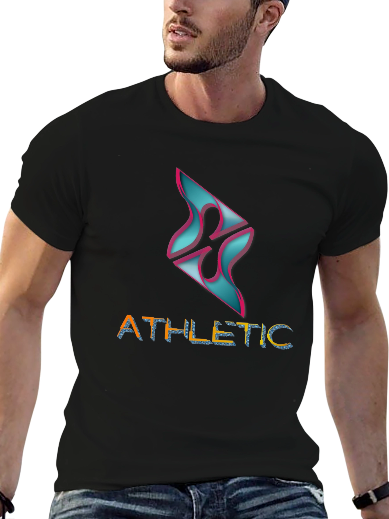 Athletic Graphic Tee - Modern Design