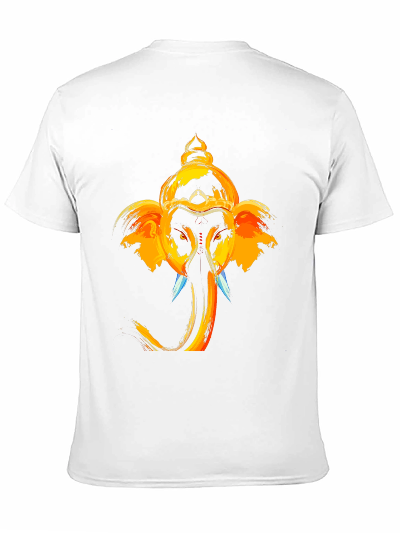 Ganesh Graphic Tee - Black Cotton Blend