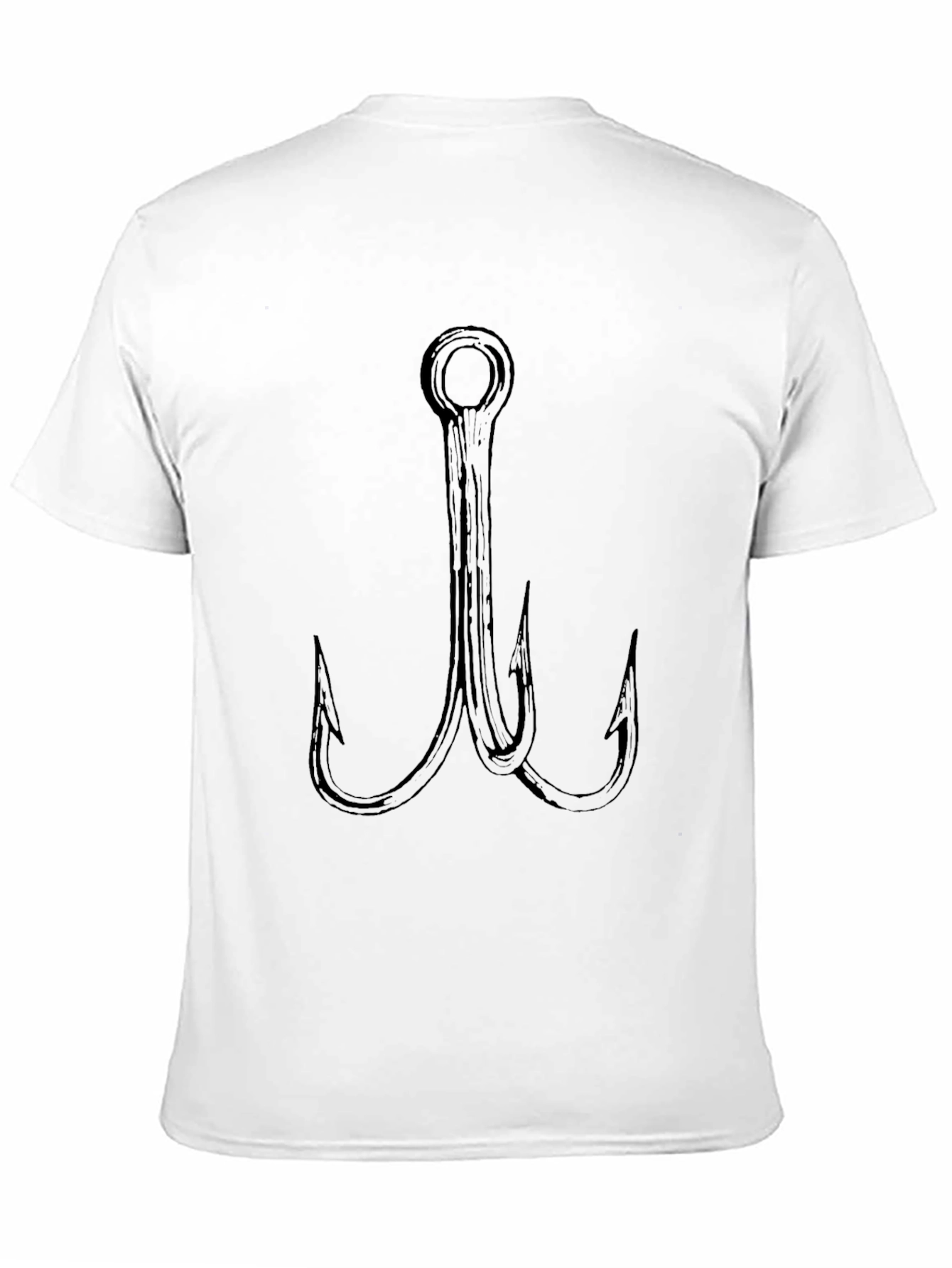 Triple Hook Graphic Tee - Black Casual Shirt