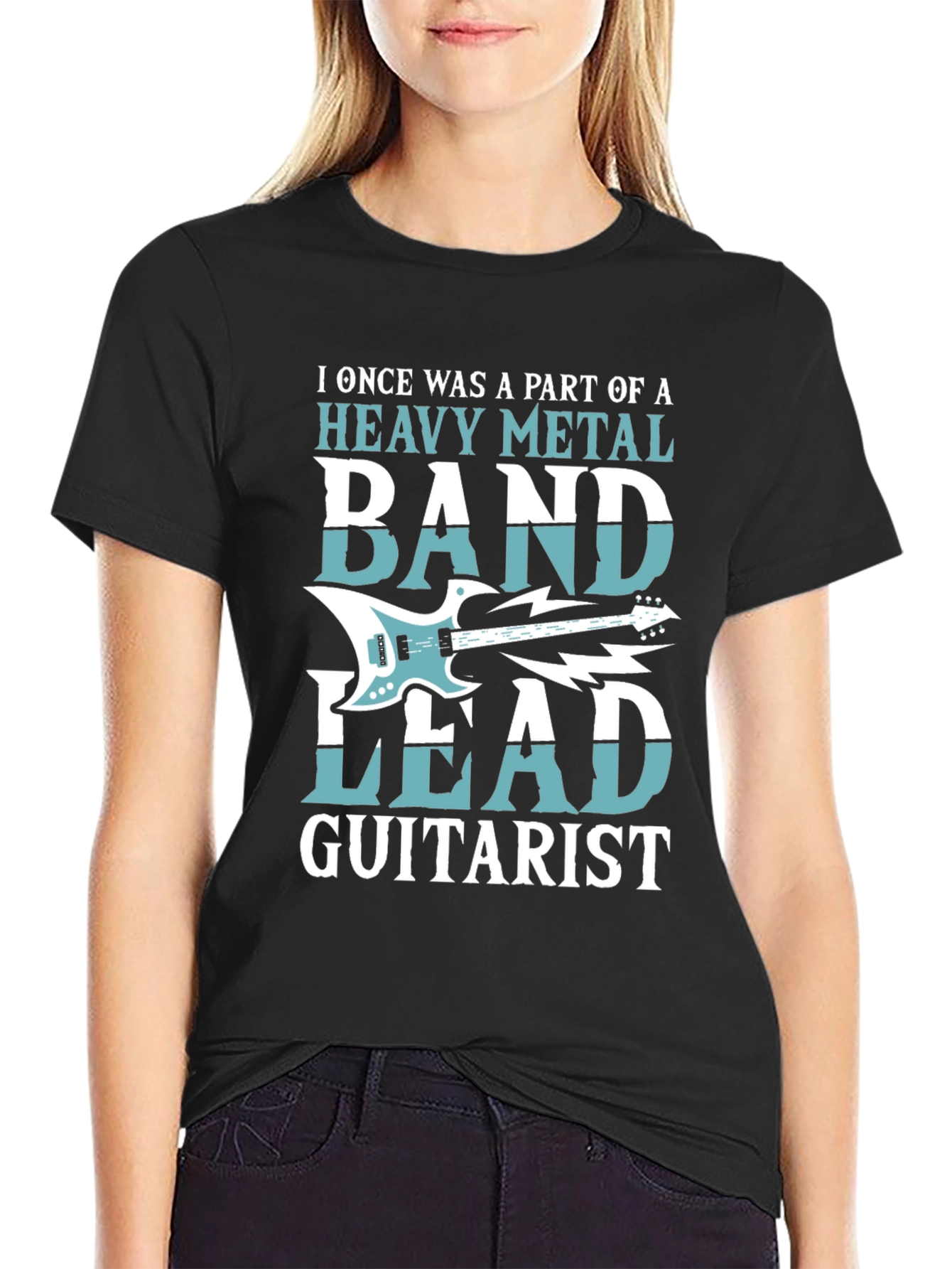 Heavy Metal Lead Guitarist T-Shirt - Band Tee