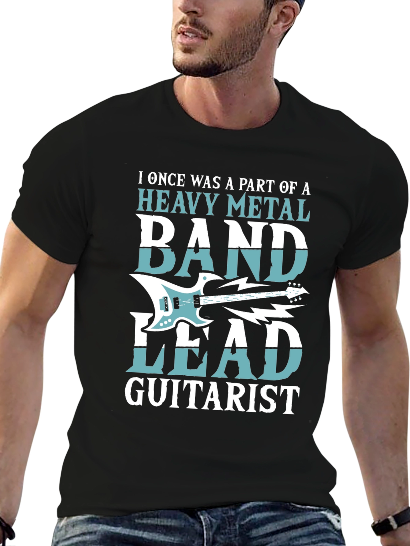 Heavy Metal Lead Guitarist T-Shirt - Band Tee