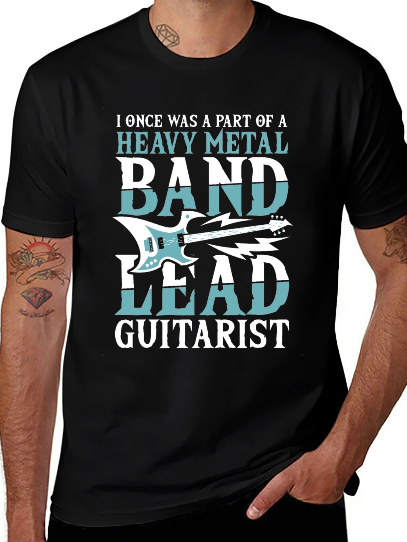 Heavy Metal Lead Guitarist T-Shirt - Band Tee