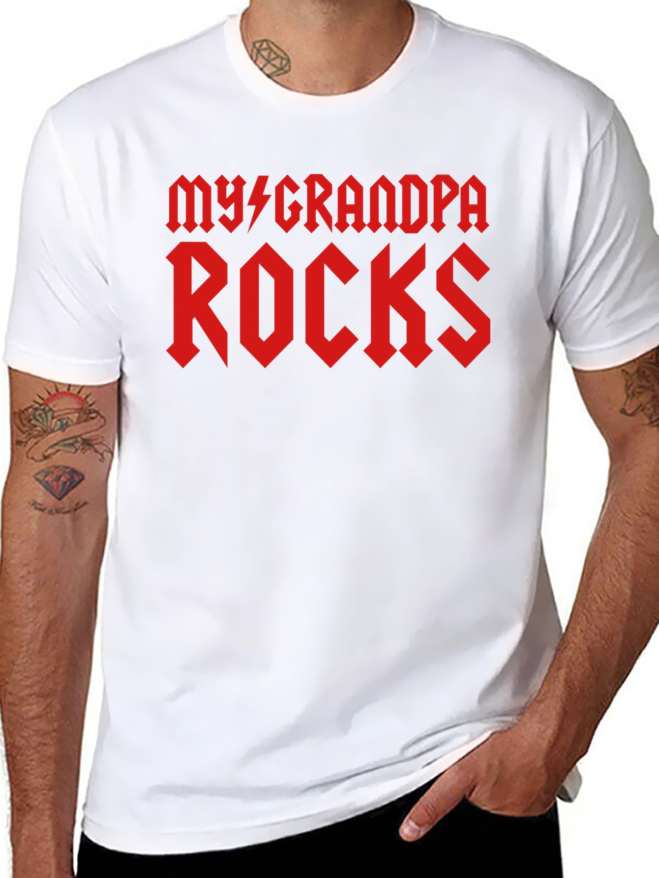 My Grandpa Rocks T-Shirt - Rock and Roll Tee