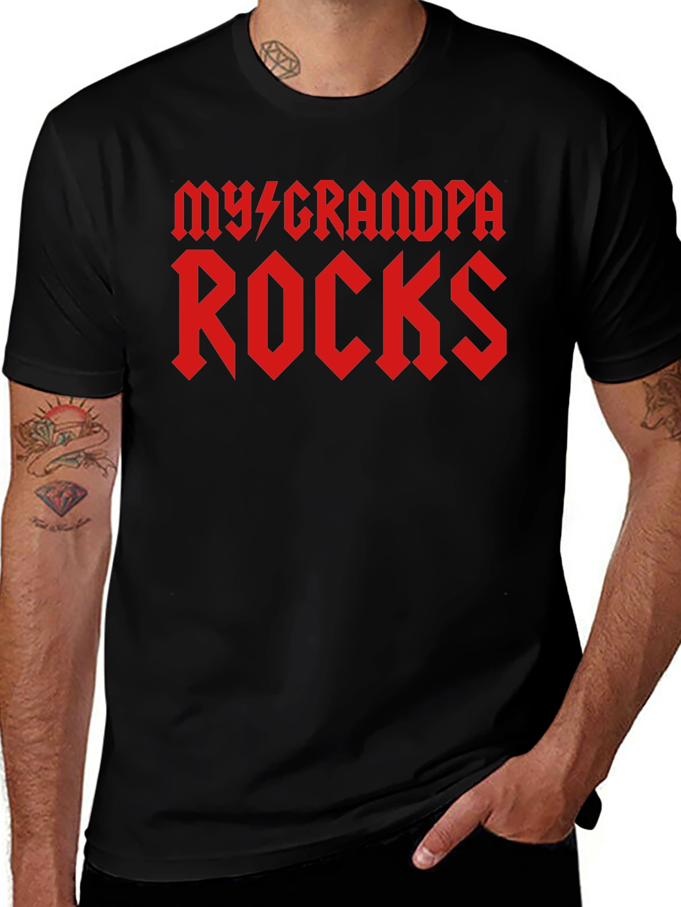 My Grandpa Rocks T-Shirt - Rock and Roll Tee