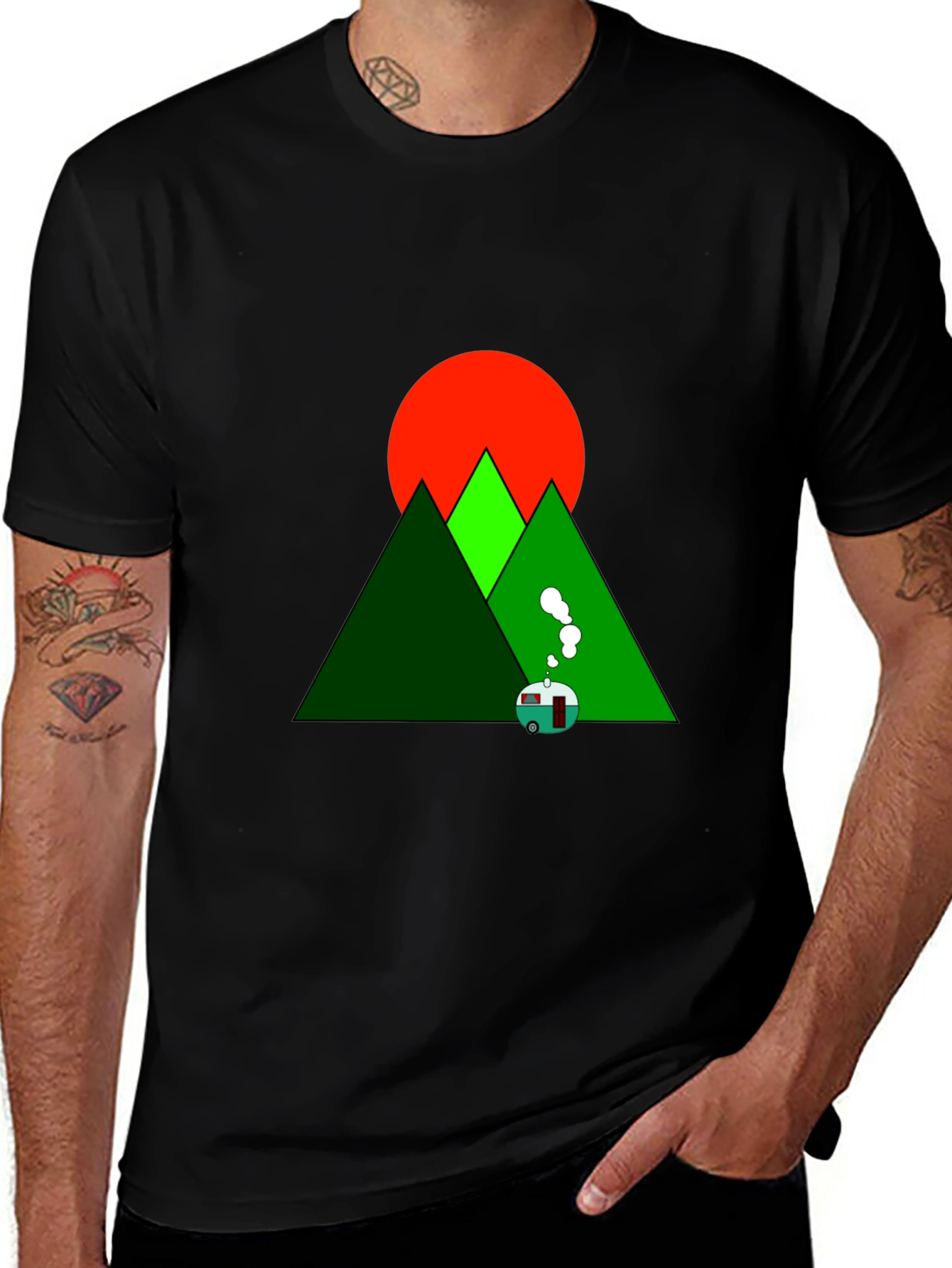 Mountain Camping Graphic Tee