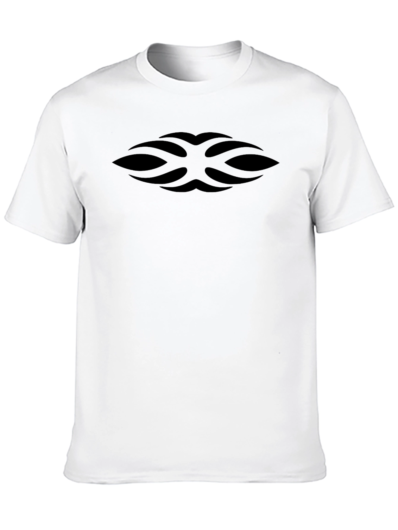 Mens Black Tribal Graphic Tee