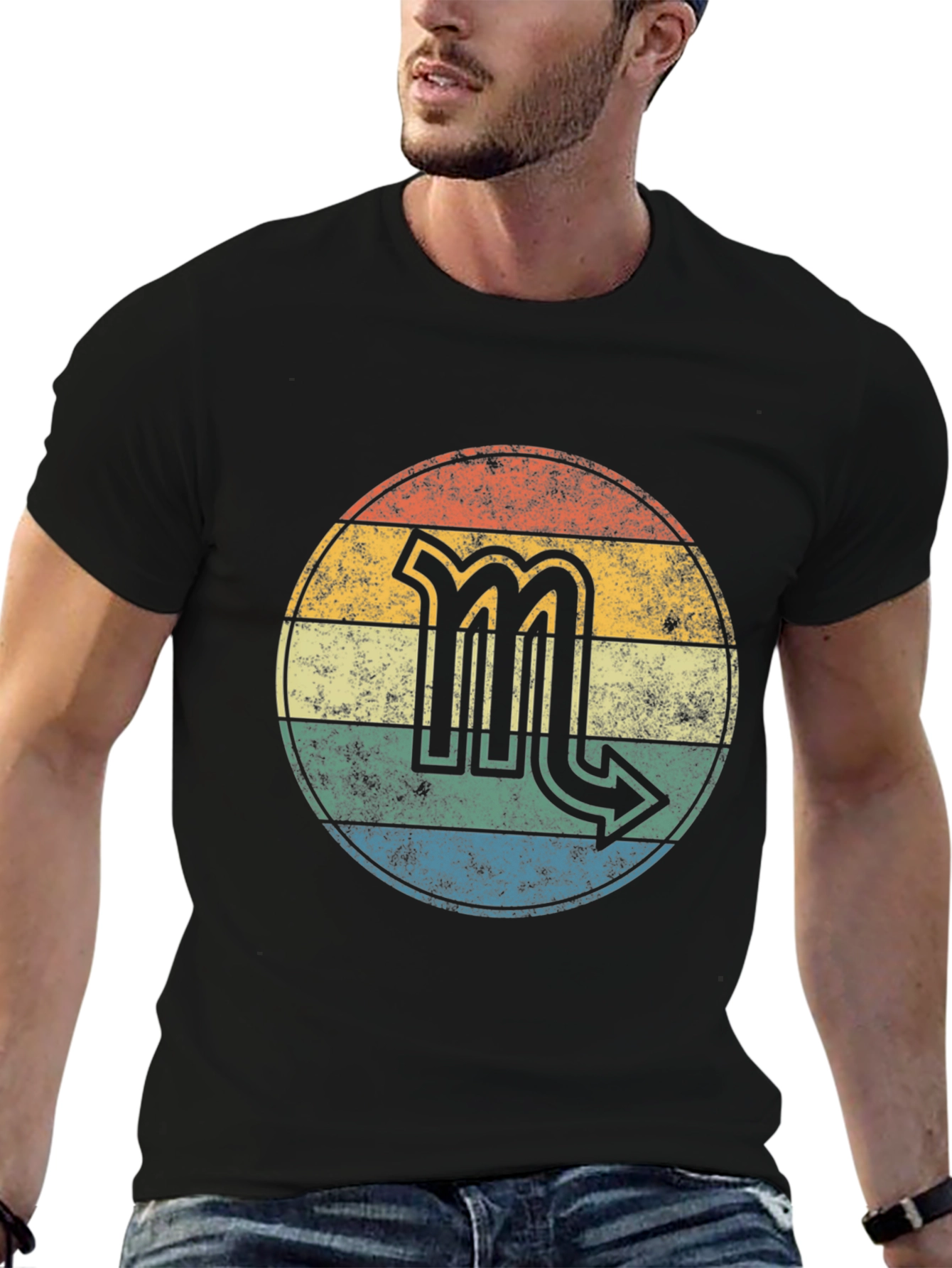Retro Scorpio Zodiac Sign T-Shirt