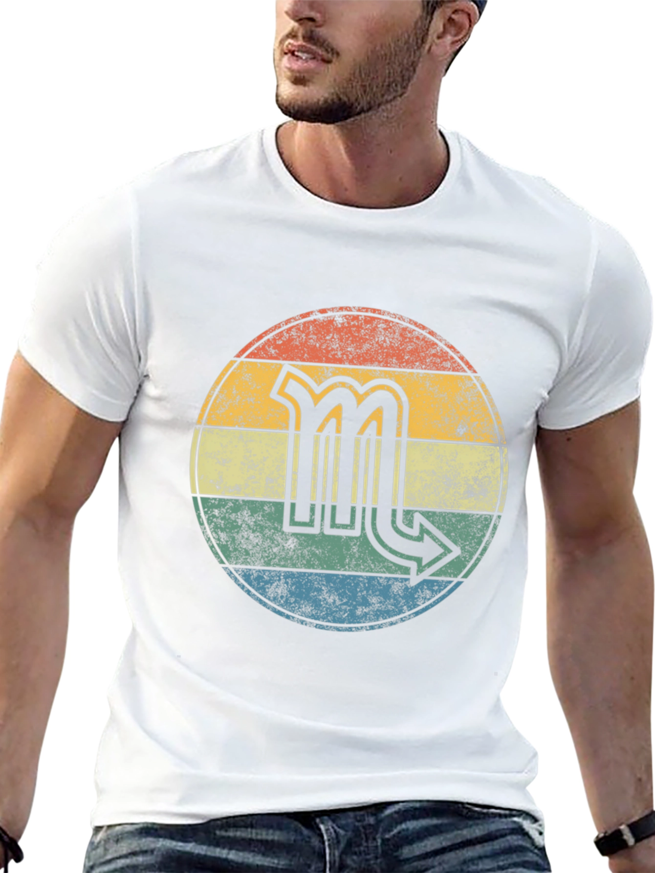Retro Scorpio Zodiac Sign T-Shirt
