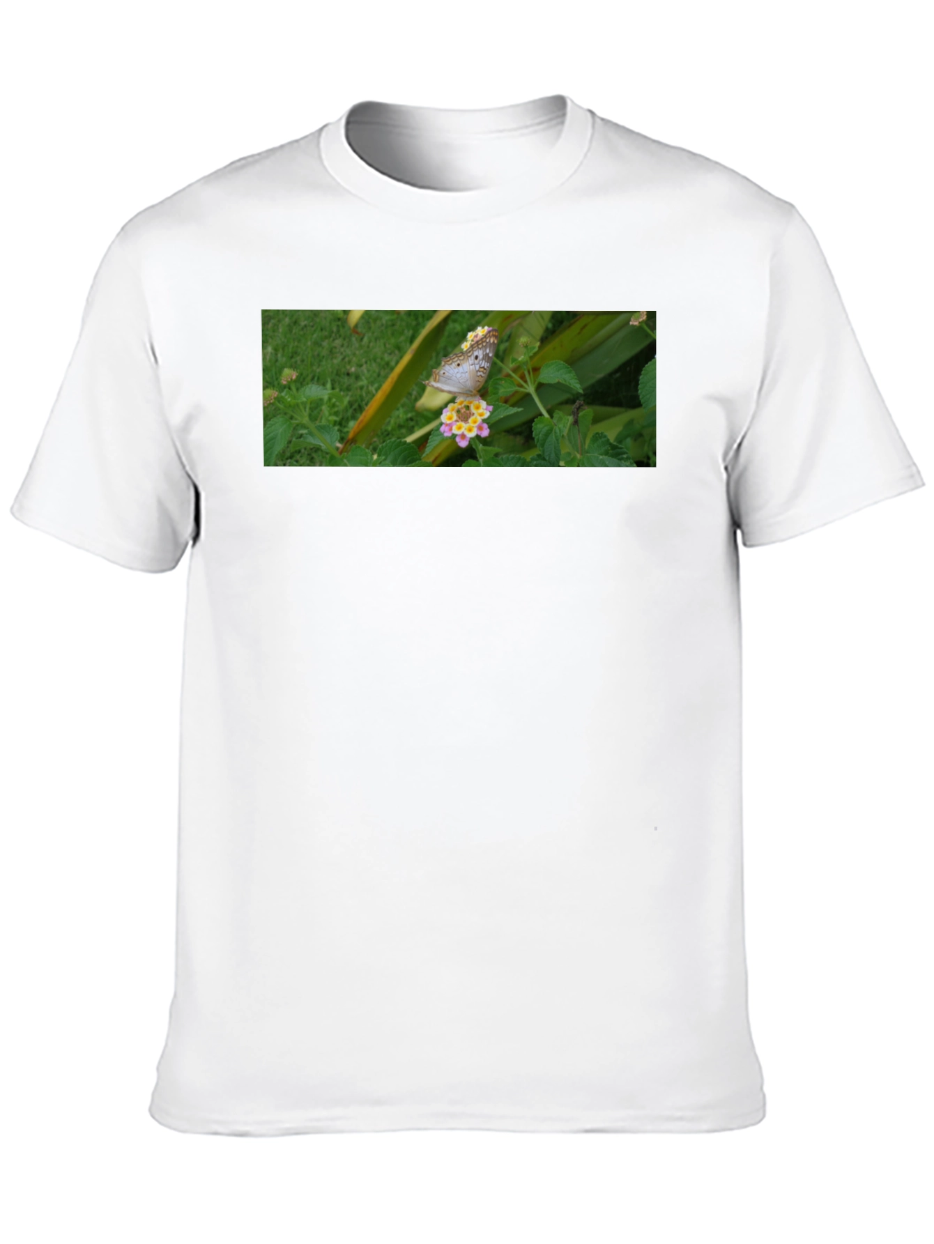 Butterfly on Flower Graphic Tee