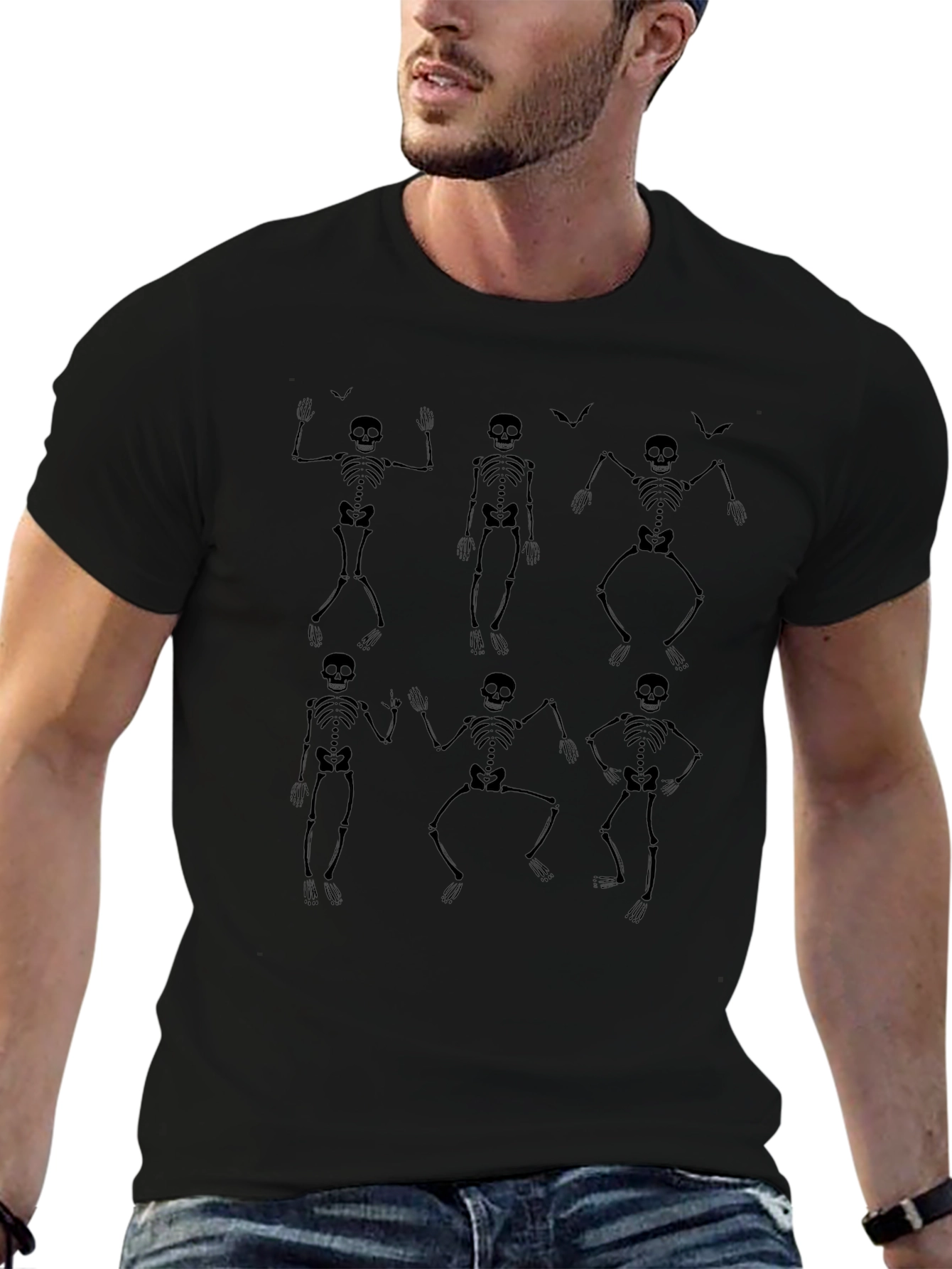 Dancing Skeleton T-Shirt - Halloween Fun!