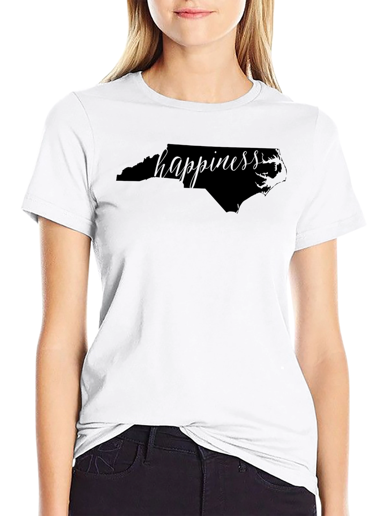 Happiness North Carolina NC State Pride T-Shirt