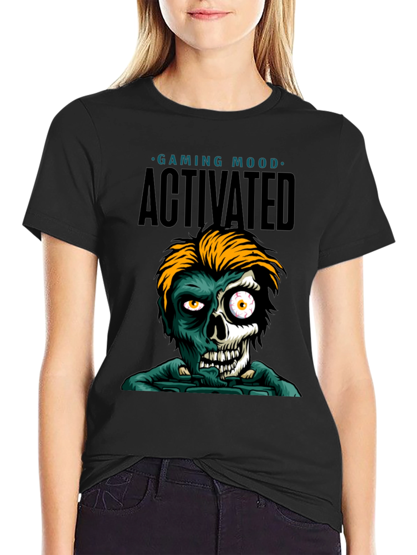 Gaming Mood Activated Zombie Graphic Tee