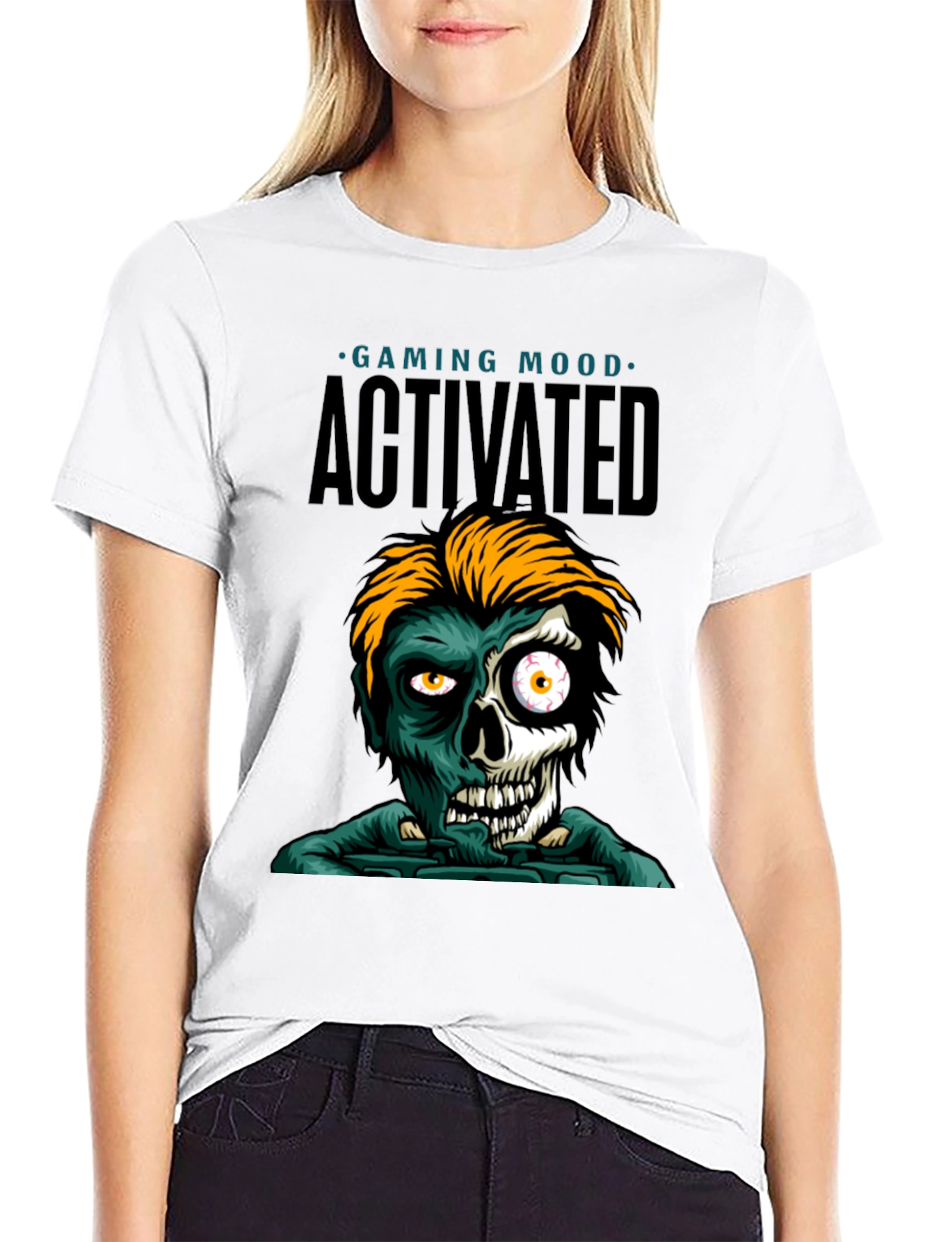 Gaming Mood Activated Zombie Graphic Tee