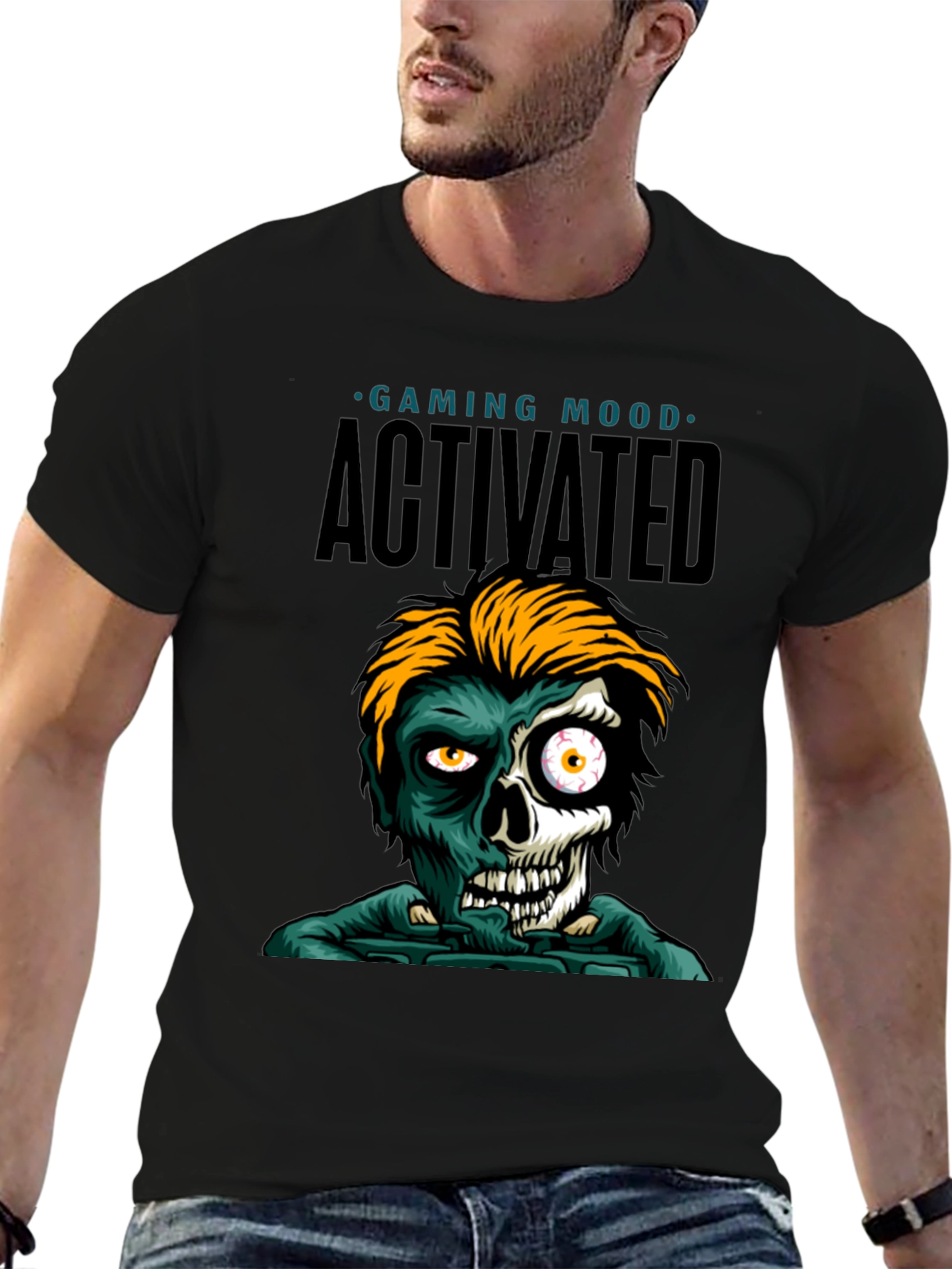 Gaming Mood Activated Zombie Graphic Tee