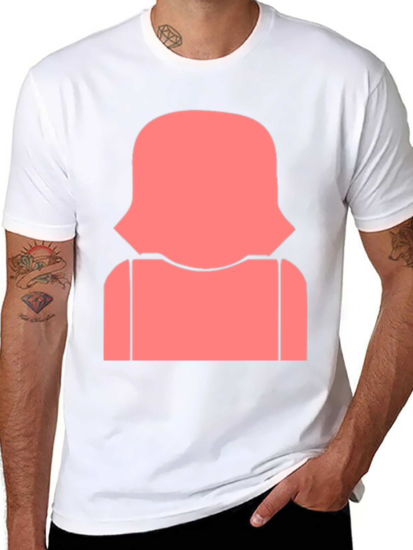 Abstract Silhouette Graphic Tee - Unisex Soft Cotton Shirt
