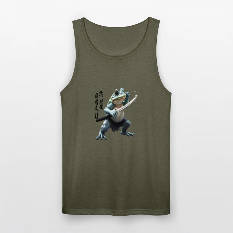 Kawaii Frog Warrior Art Design