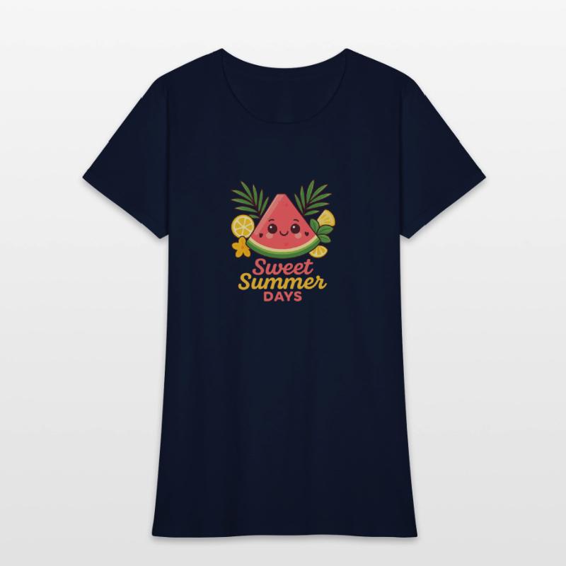 Kawaii Watermelon – Sweet Summer Days Tee