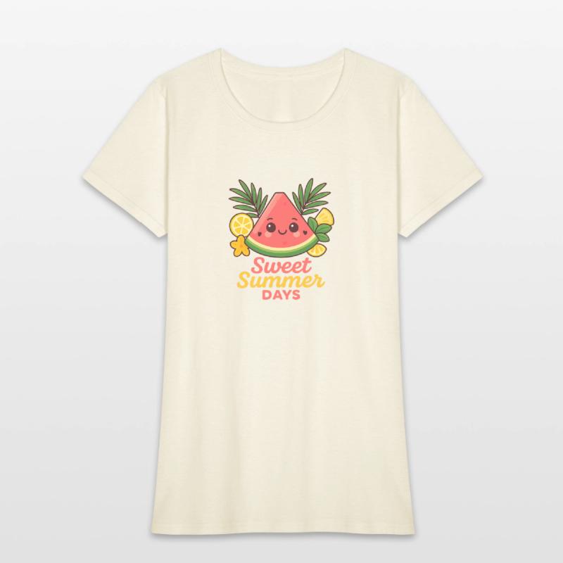 Kawaii Watermelon – Sweet Summer Days Tee