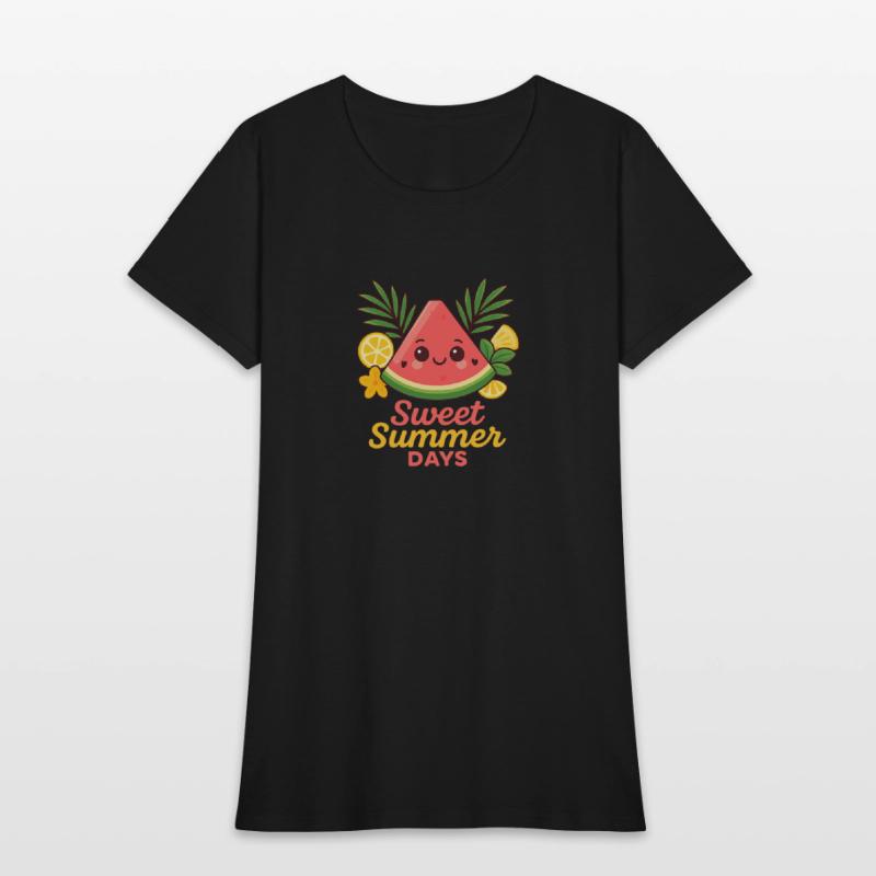 Kawaii Watermelon – Sweet Summer Days Tee